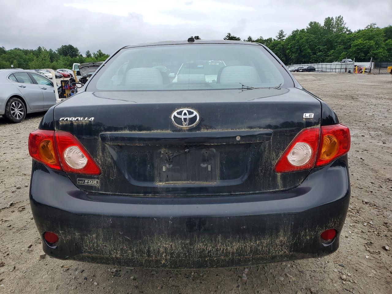 2009 Toyota Corolla Le Black vin: 2T1BU40E29C001217