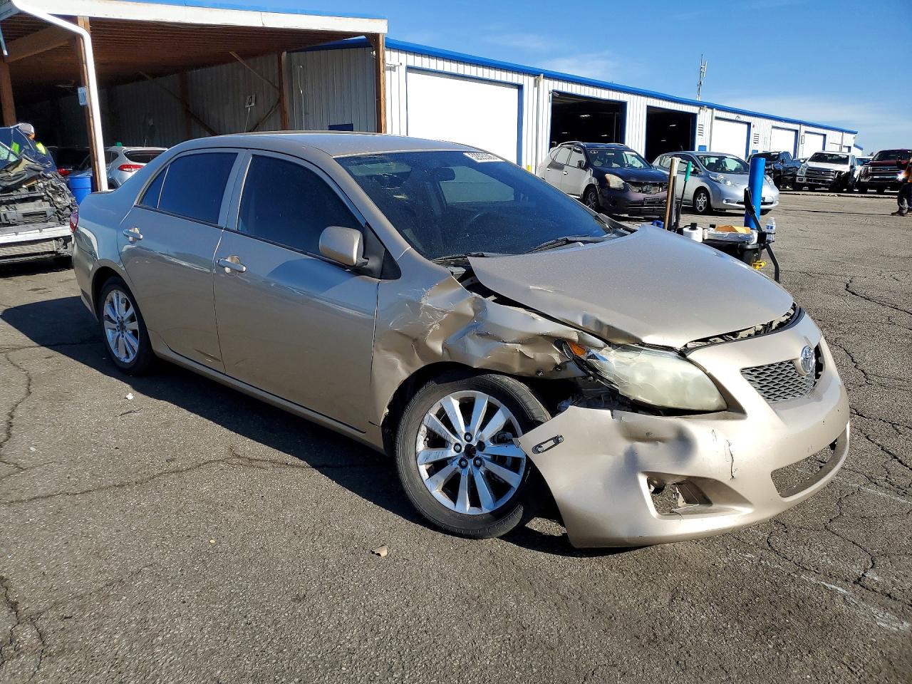2009 Toyota Corolla Le Gold vin: 2T1BU40E29C011066