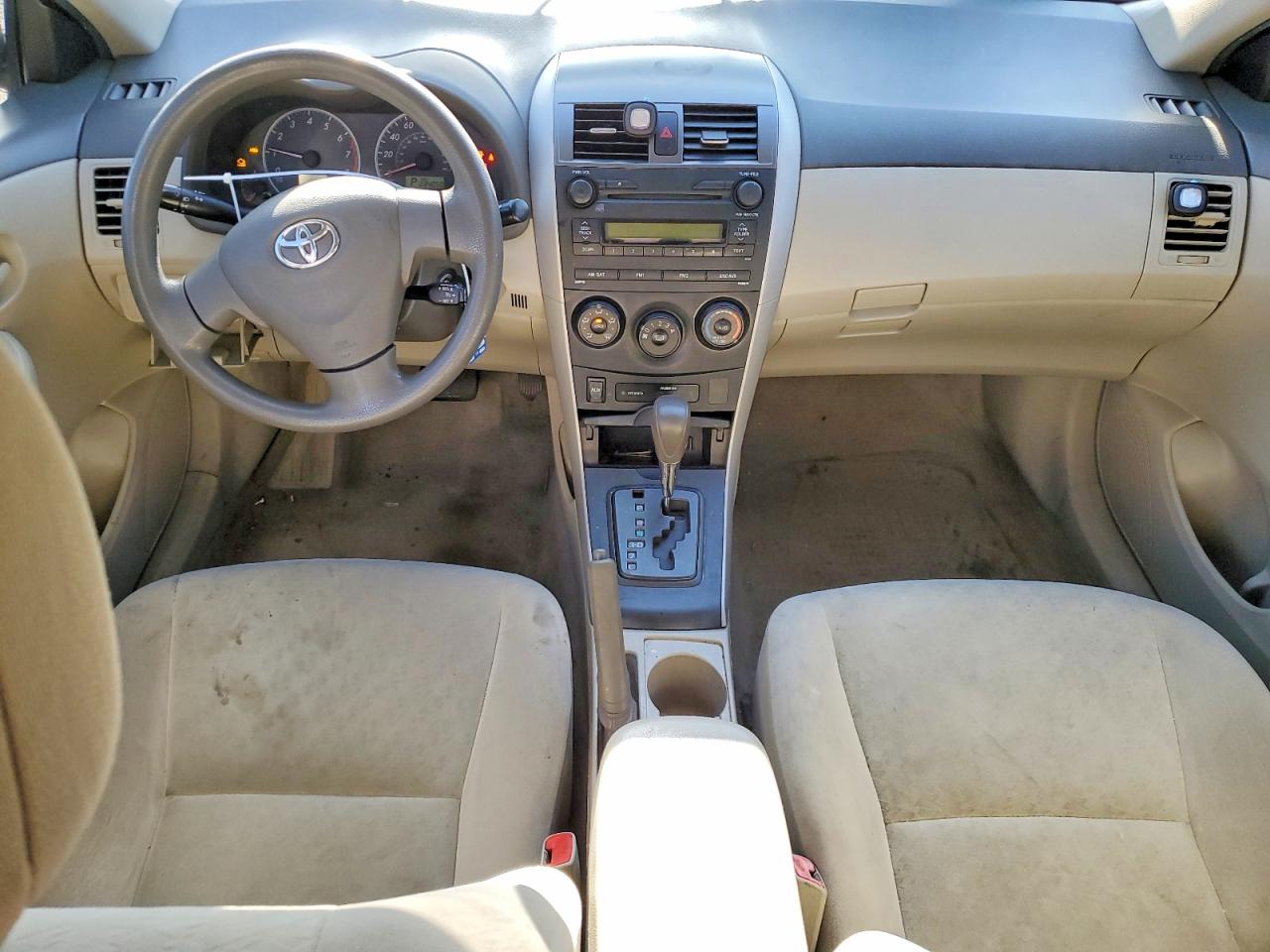 2009 Toyota Corolla Le Gold vin: 2T1BU40E29C011066