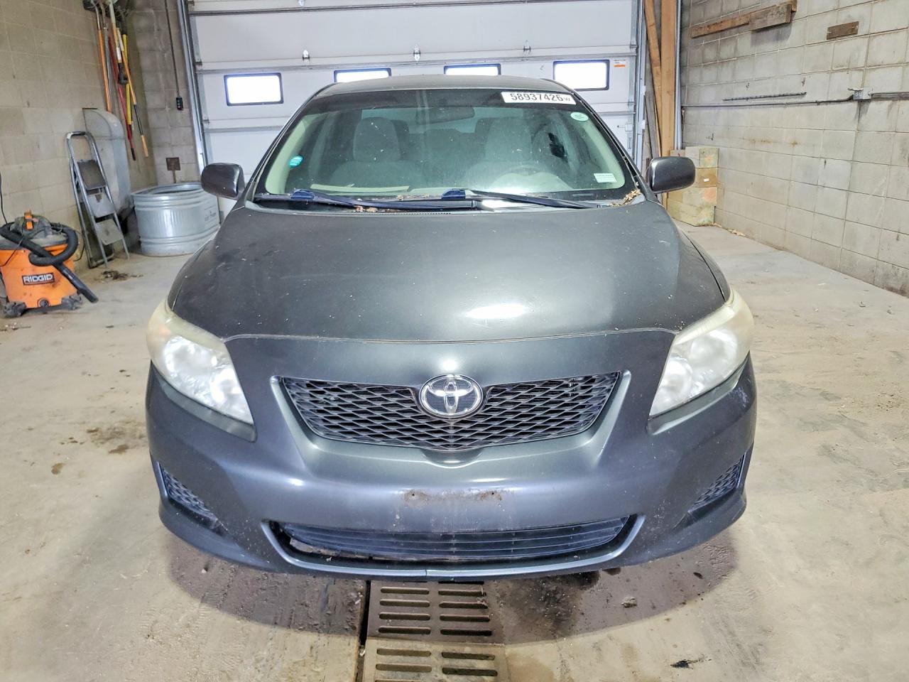2009 Toyota Corolla Le Gray vin: 2T1BU40E29C018972