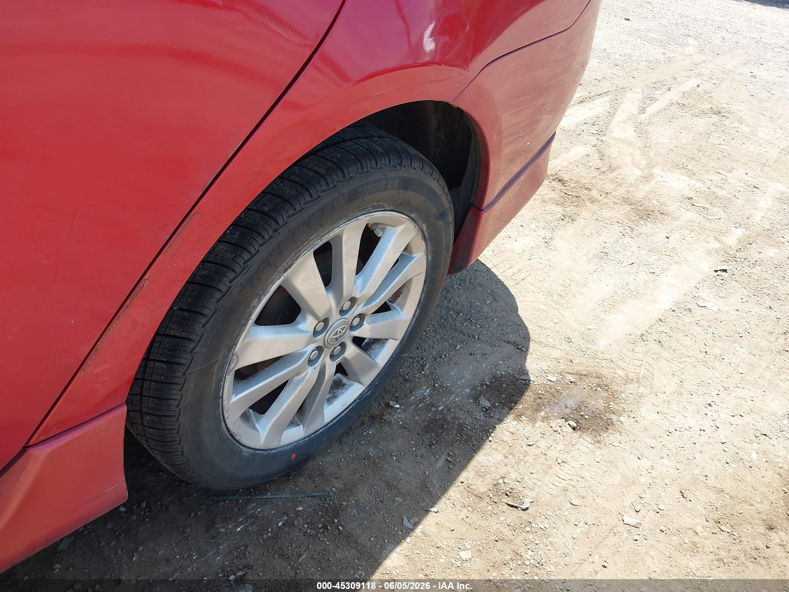2009 Toyota Corolla S Red vin: 2T1BU40E29C031009