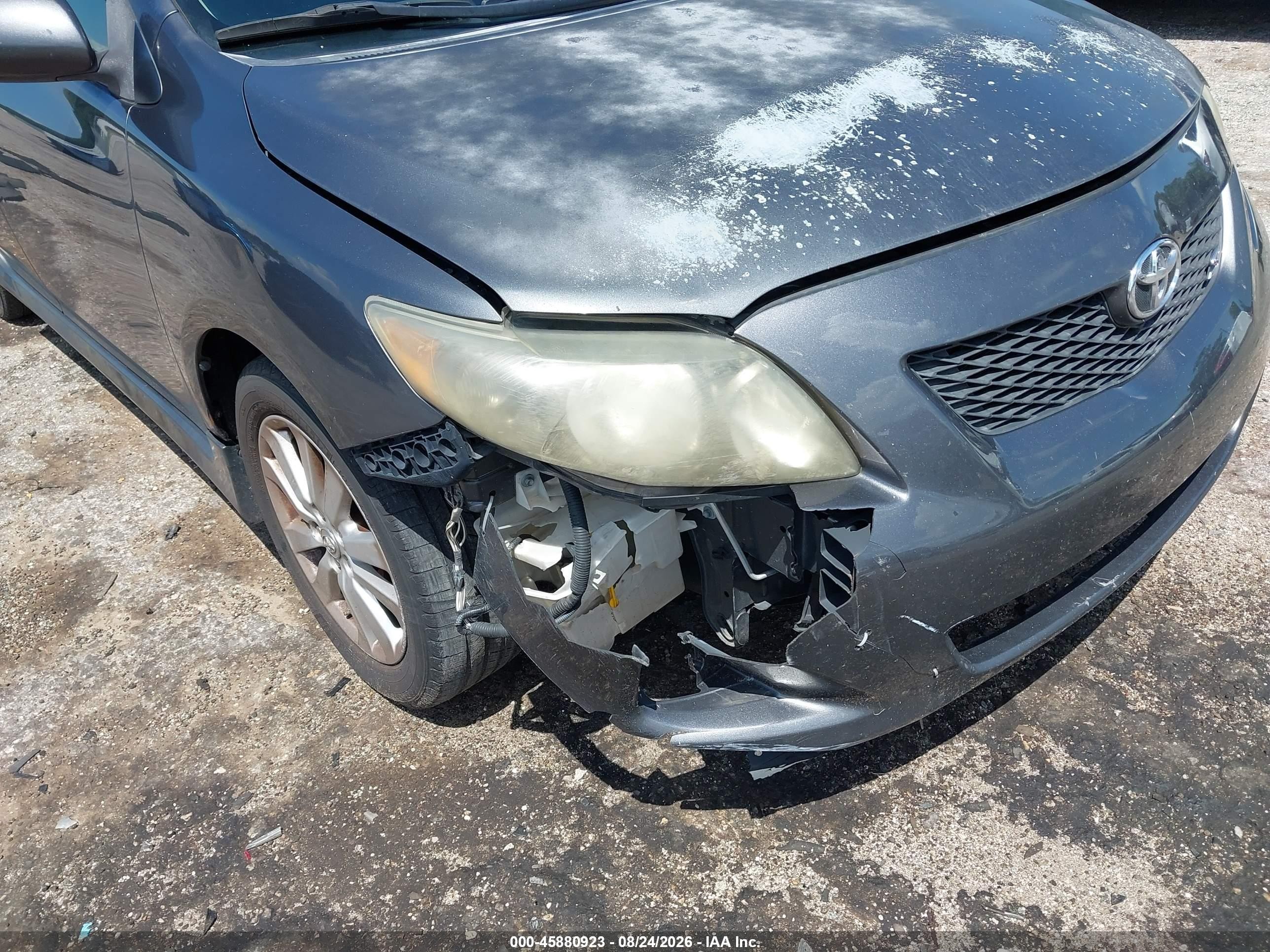 2009 Toyota Corolla S Gray vin: 2T1BU40E29C032404