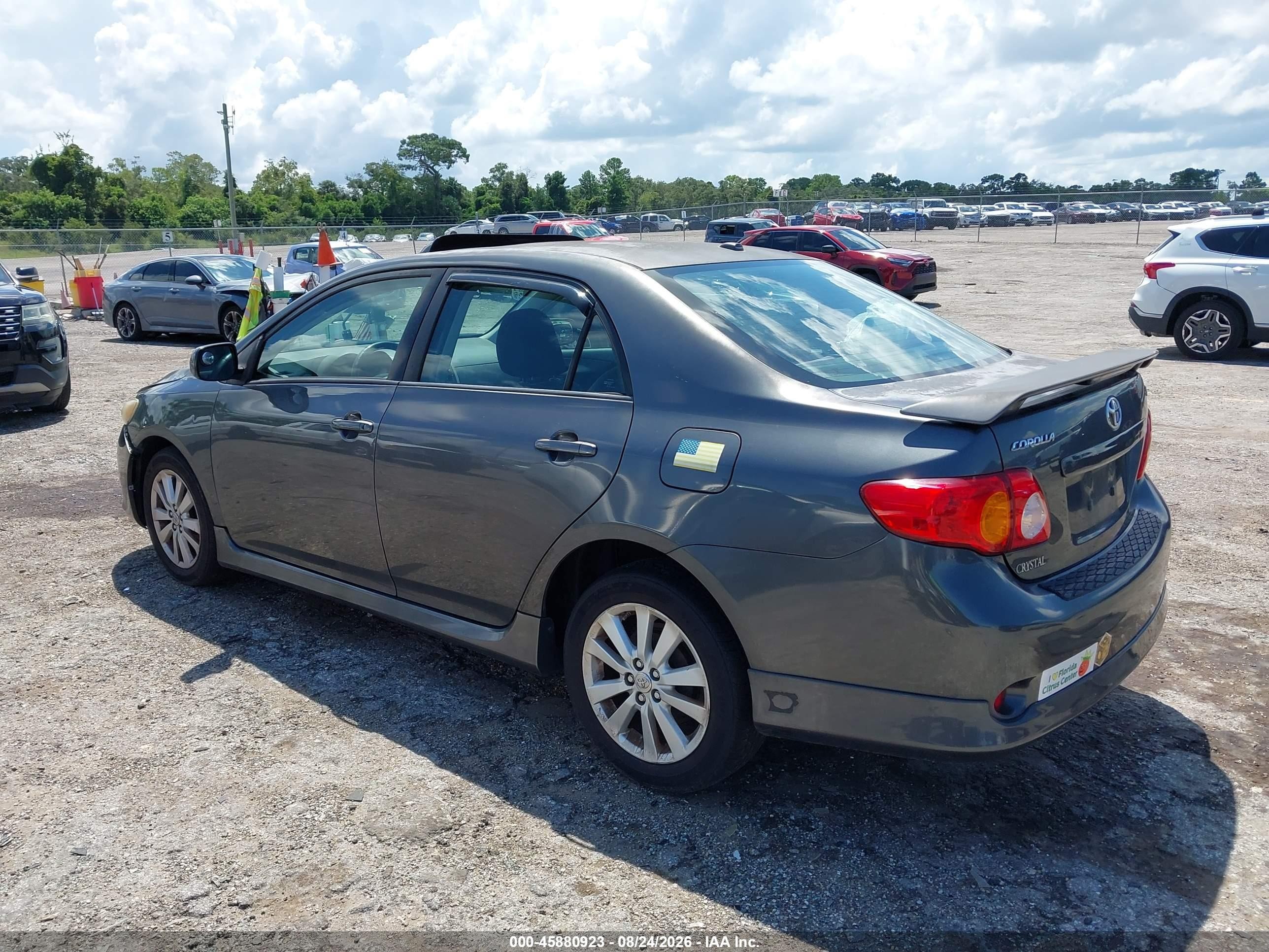 2009 Toyota Corolla S Gray vin: 2T1BU40E29C032404