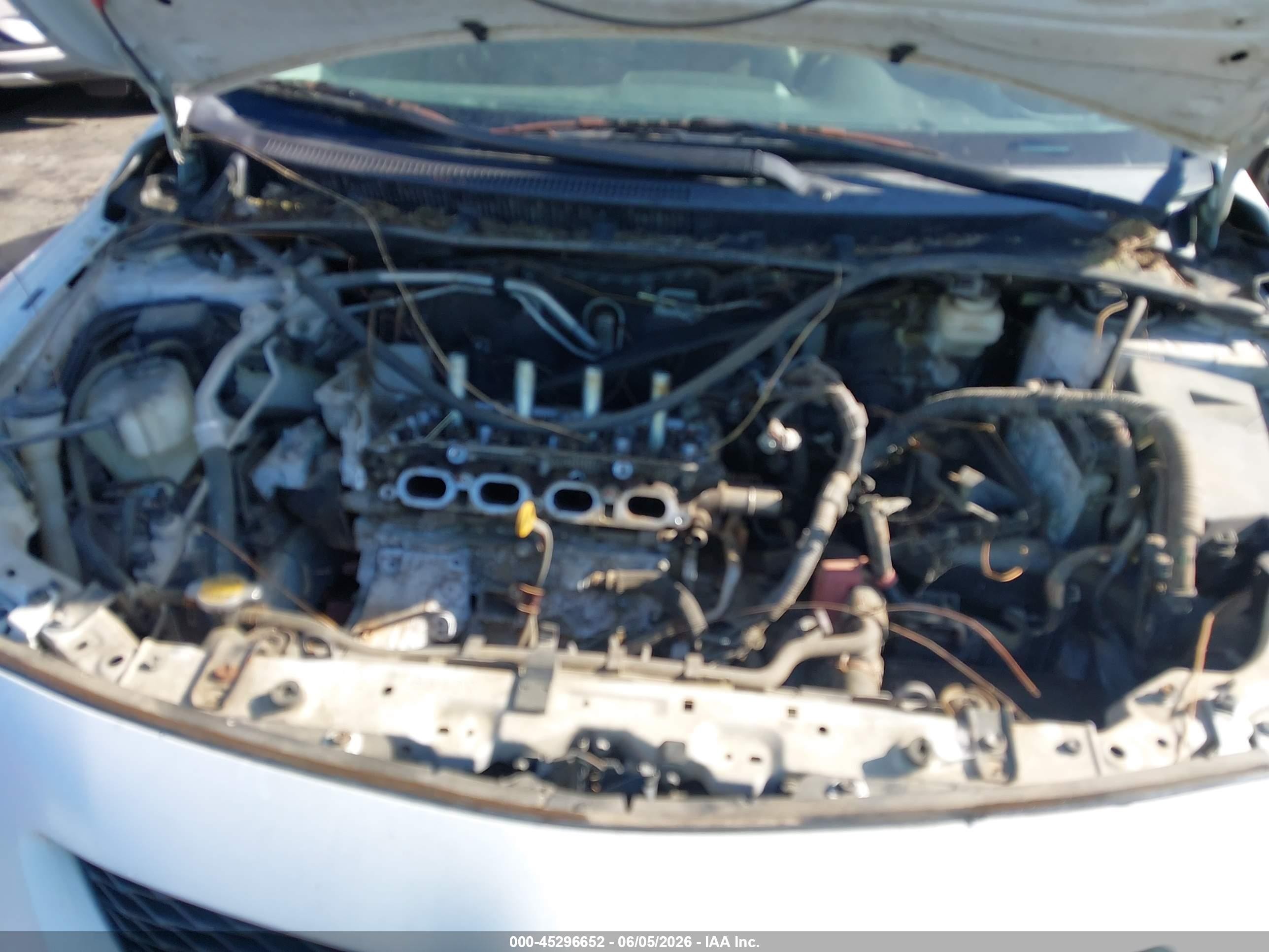 2009 Toyota Corolla Le White vin: 2T1BU40E29C046254