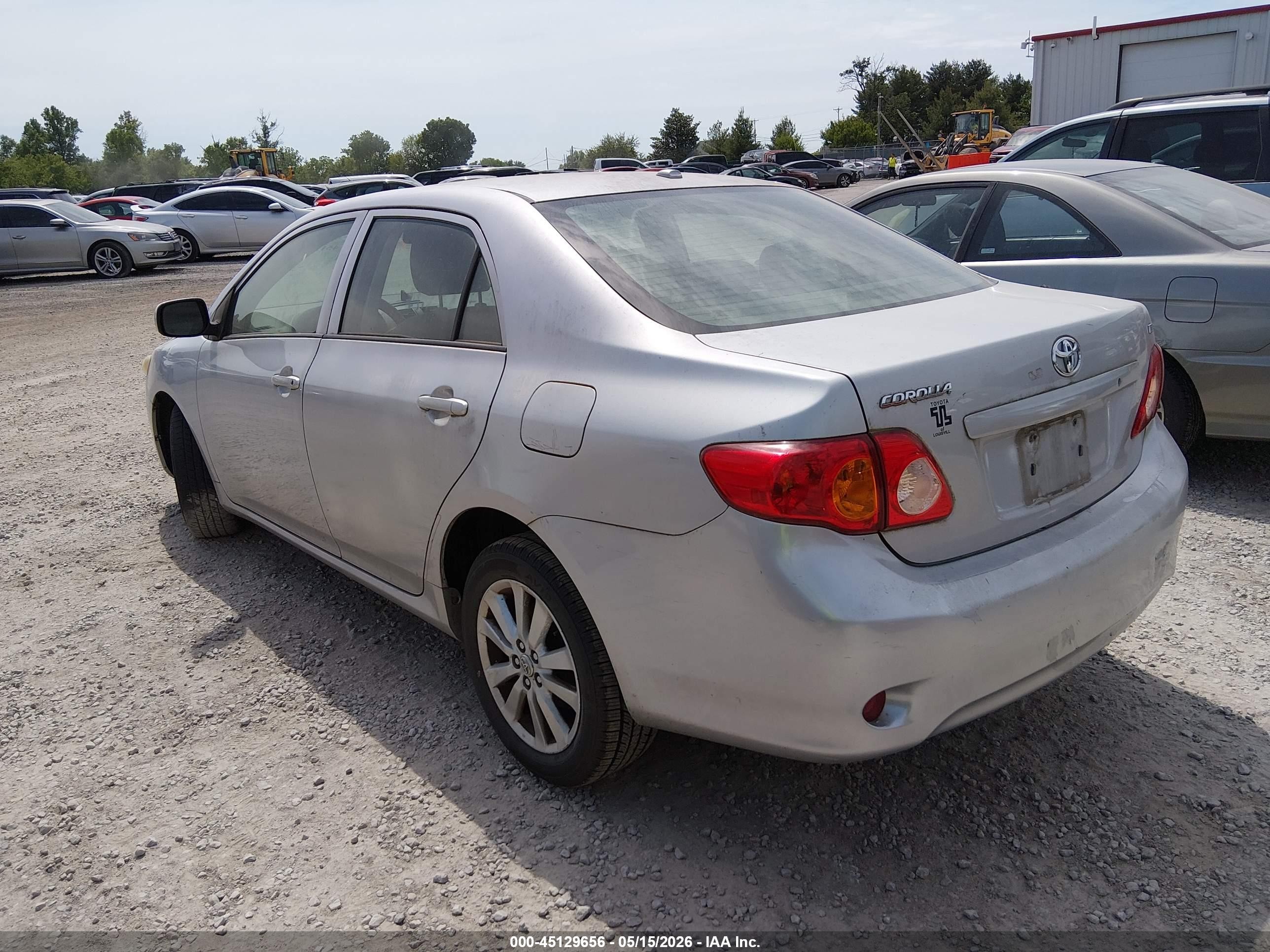 2009 Toyota Corolla Le Silver vin: 2T1BU40E29C050546