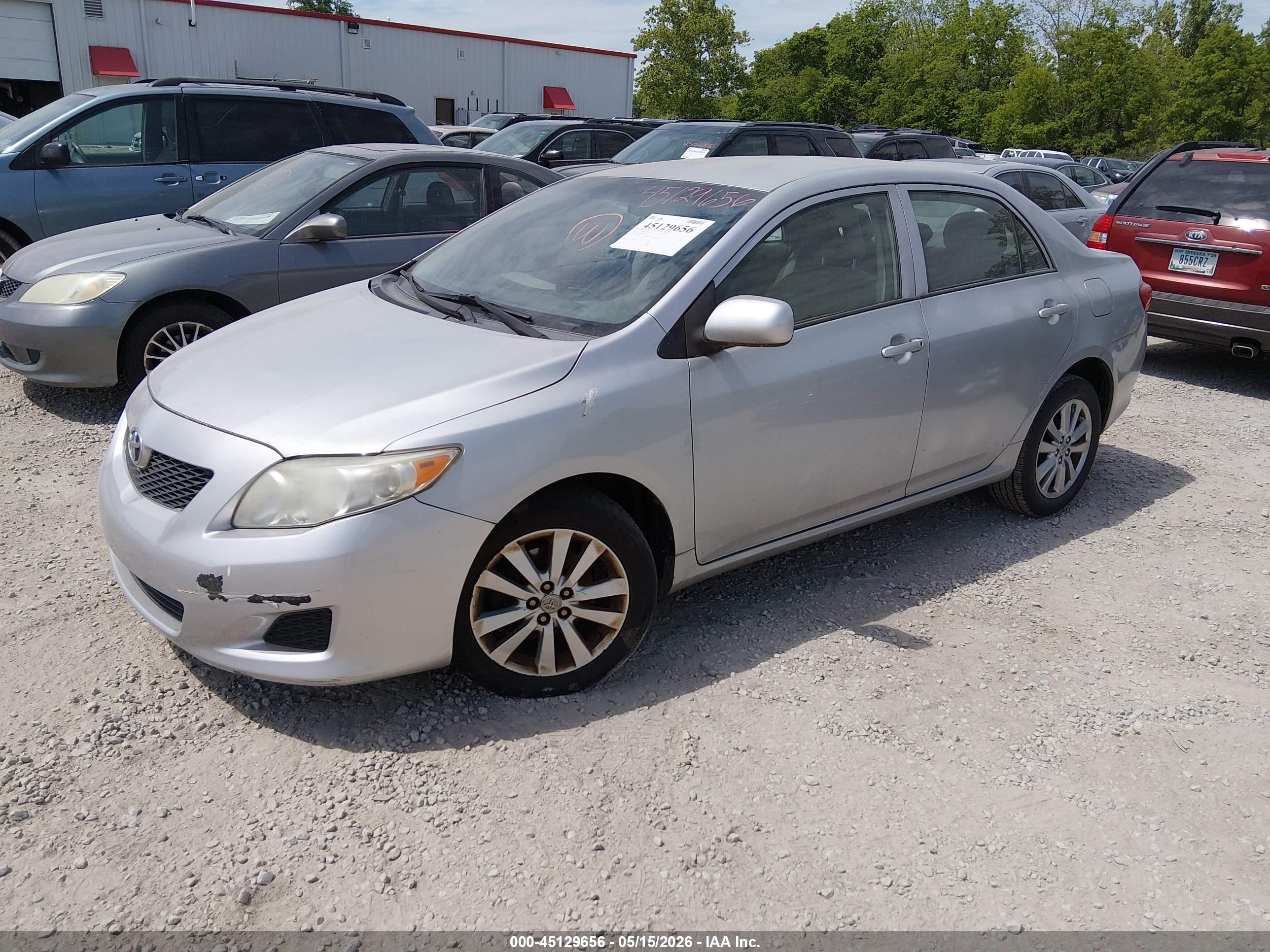 2009 Toyota Corolla Le Silver vin: 2T1BU40E29C050546