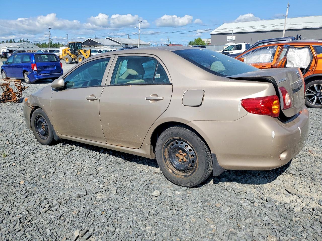 2009 Toyota Corolla Base Beige vin: 2T1BU40E29C070831