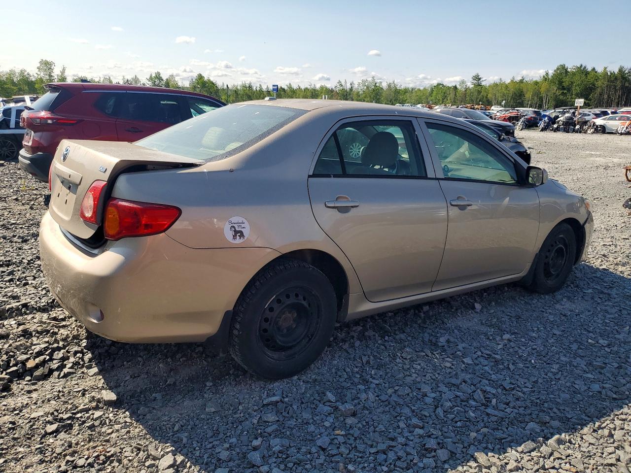 2009 Toyota Corolla Base Beige vin: 2T1BU40E29C070831