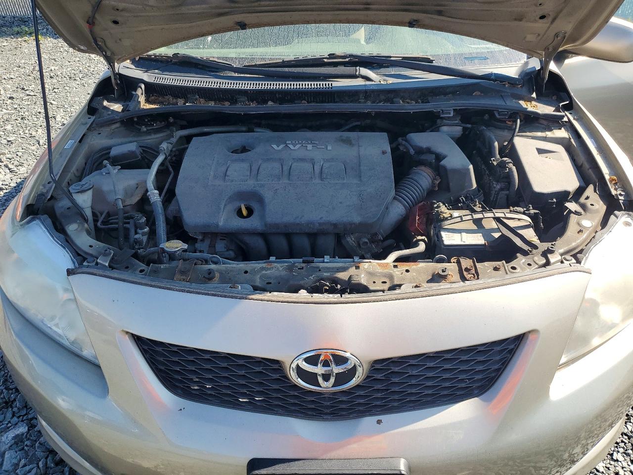2009 Toyota Corolla Base Beige vin: 2T1BU40E29C070831