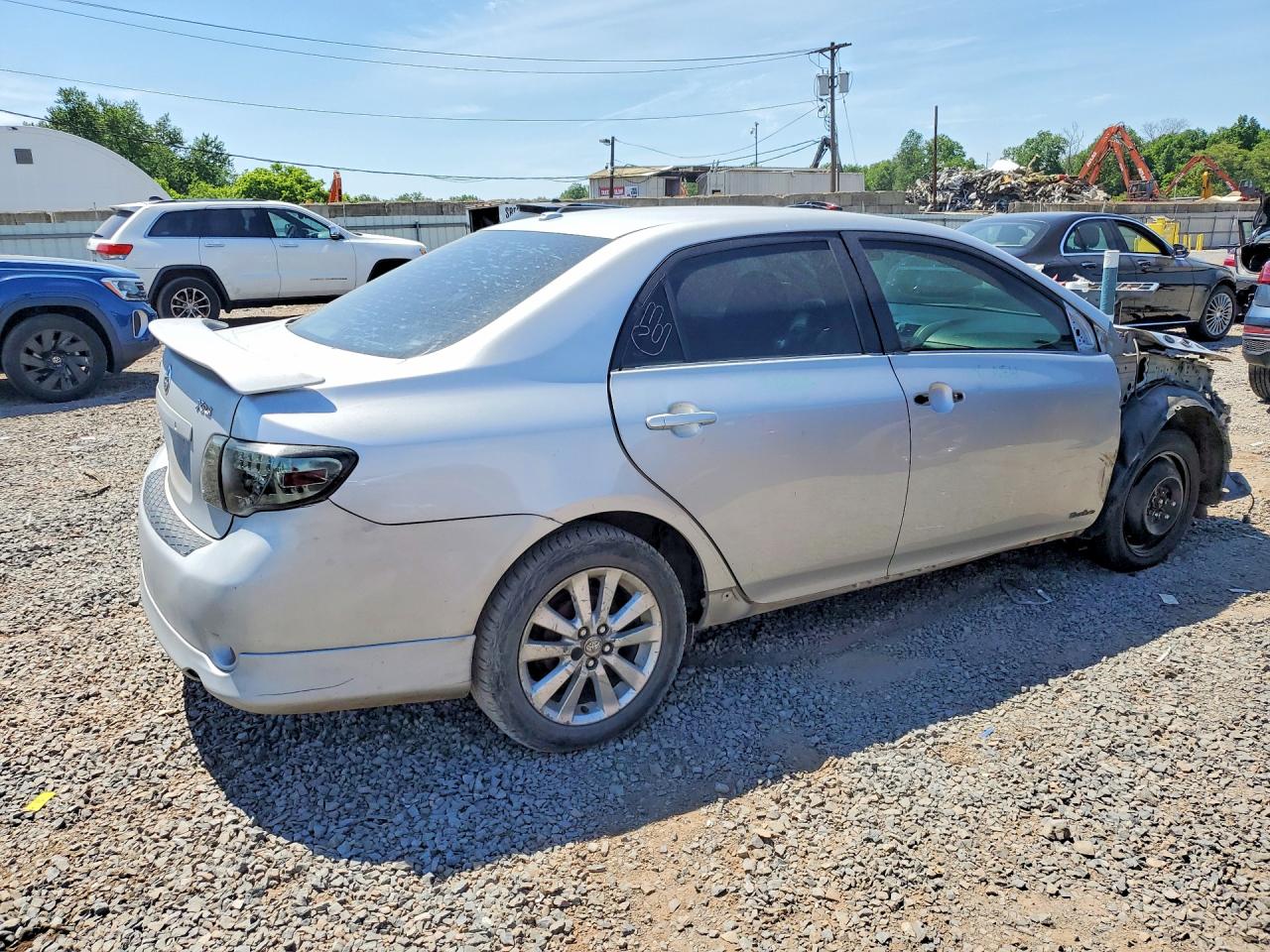 2009 Toyota Corolla S Silver vin: 2T1BU40E29C096927