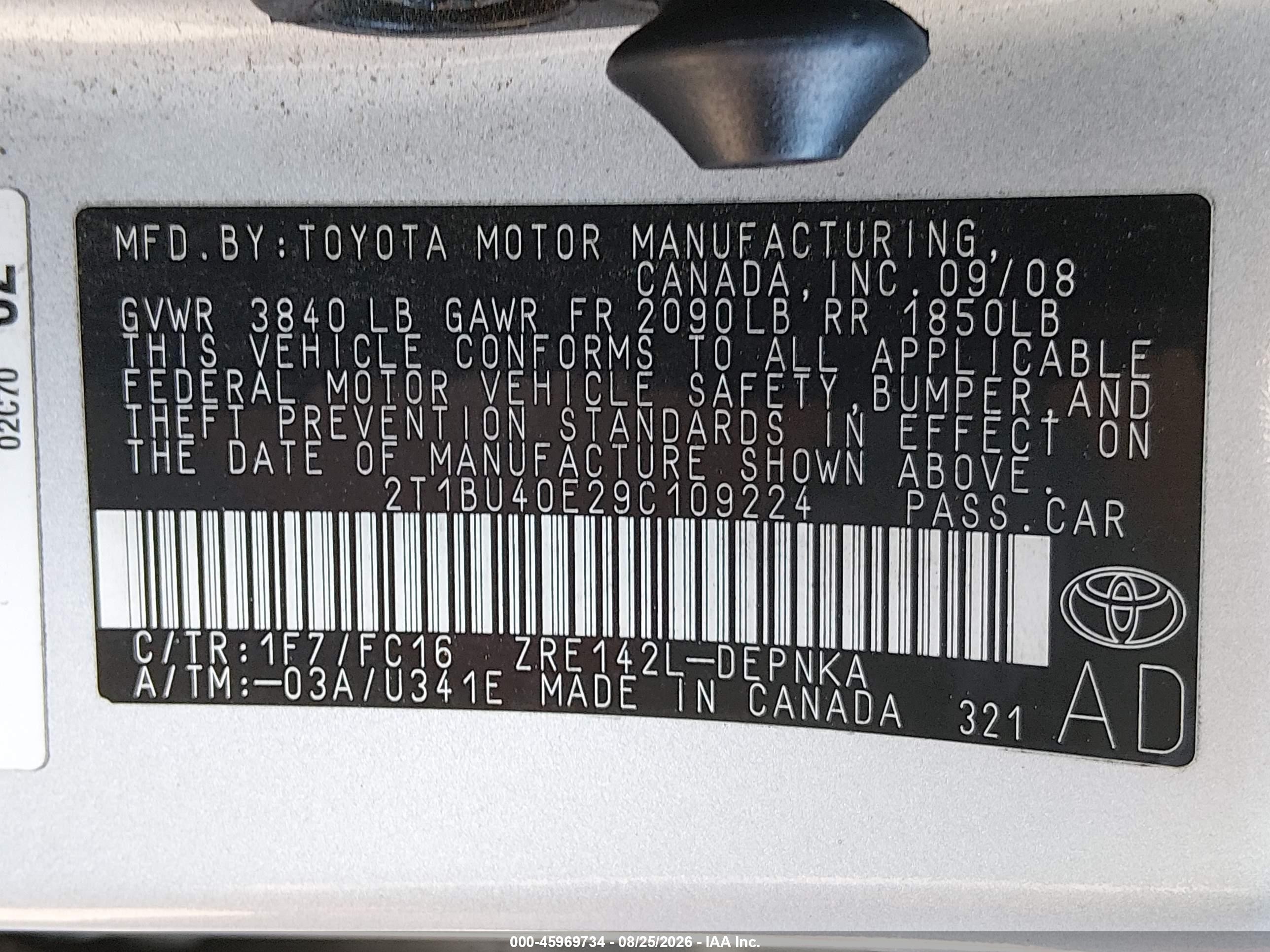 2009 Toyota Corolla Xle Серебряный vin: 2T1BU40E29C109224
