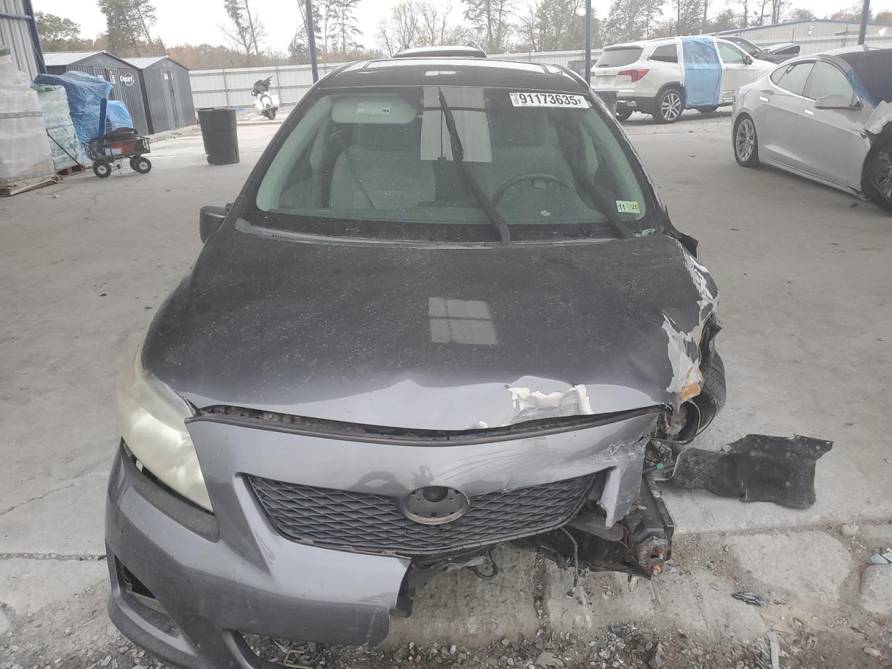 2009 Toyota Corolla Base Gray vin: 2T1BU40E29C112043