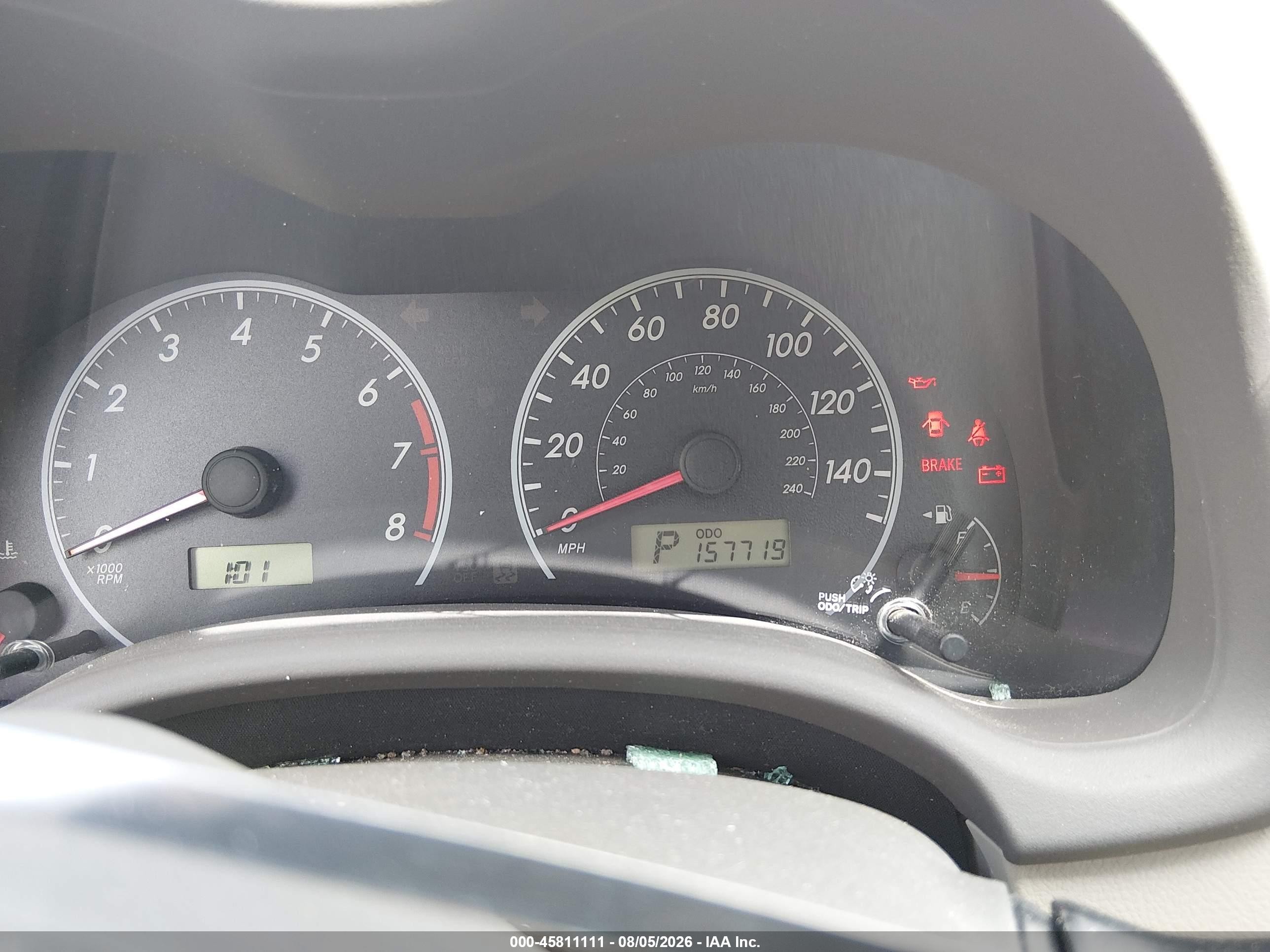2009 Toyota Corolla Le Красный vin: 2T1BU40E29C114097