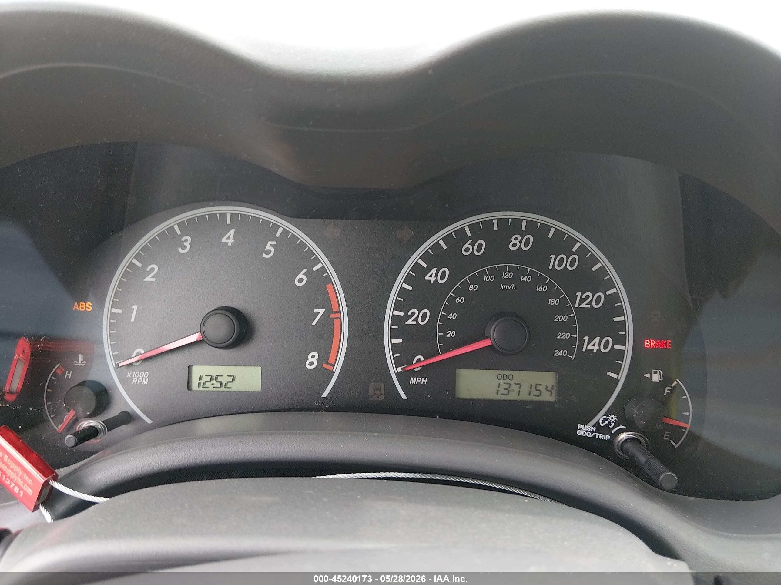 2009 Toyota Corolla Le Gray vin: 2T1BU40E29C116481