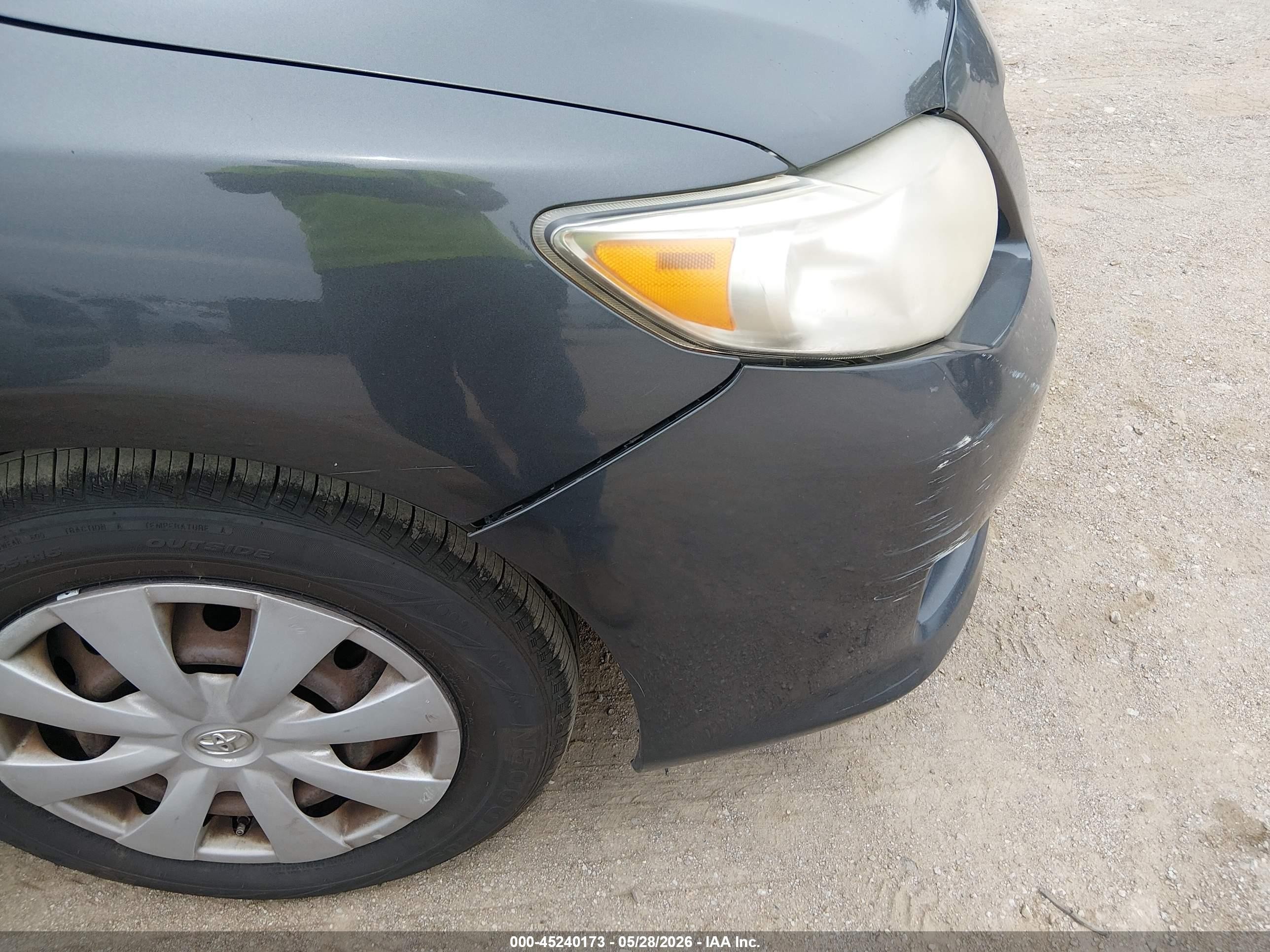2009 Toyota Corolla Le Gray vin: 2T1BU40E29C116481