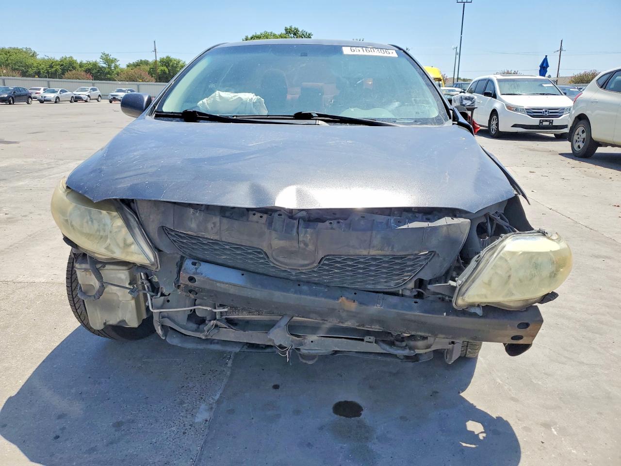 2009 Toyota Corolla Le Gray vin: 2T1BU40E29C135600