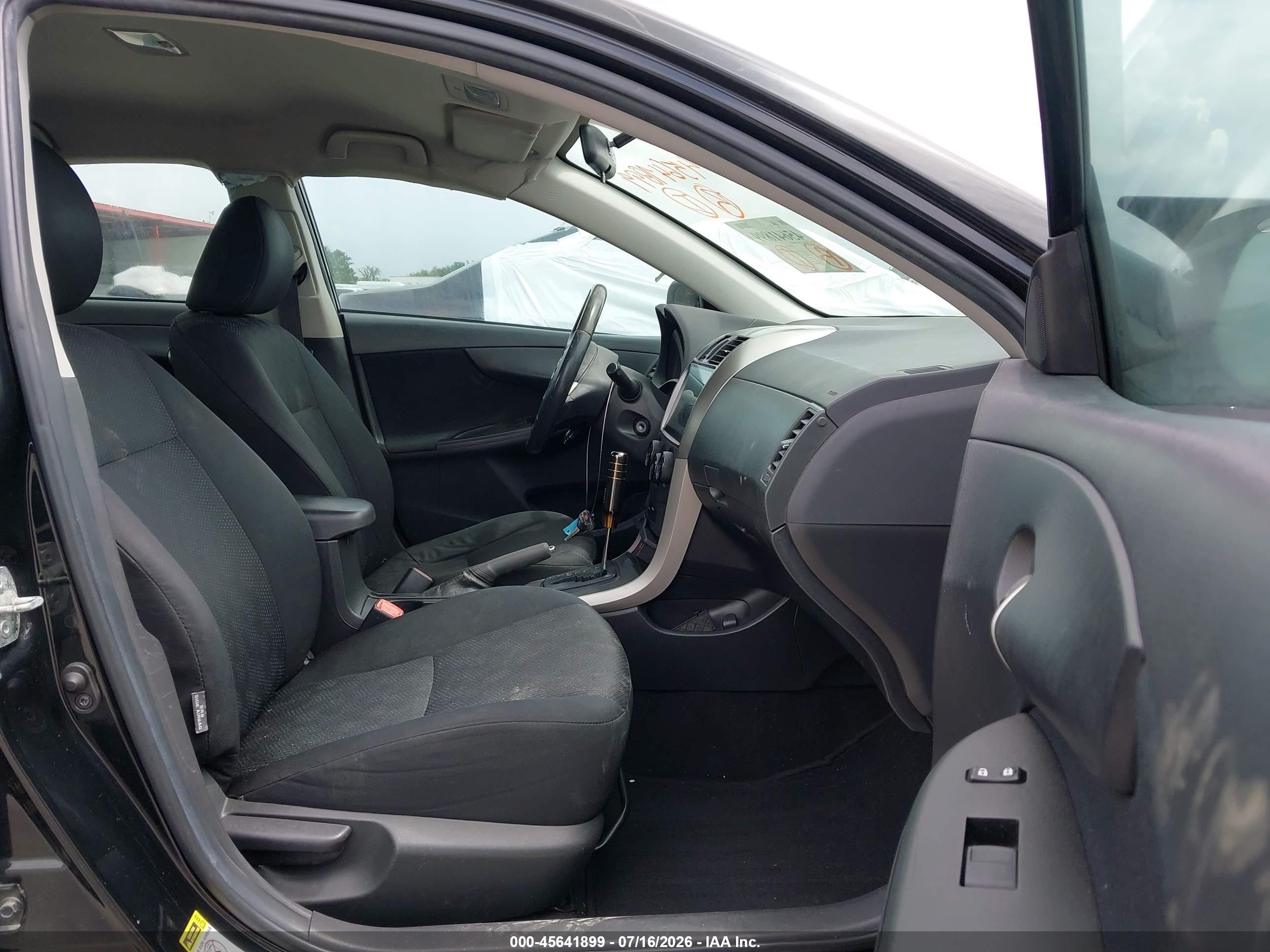 2009 Toyota Corolla S Black vin: 2T1BU40E29C145639