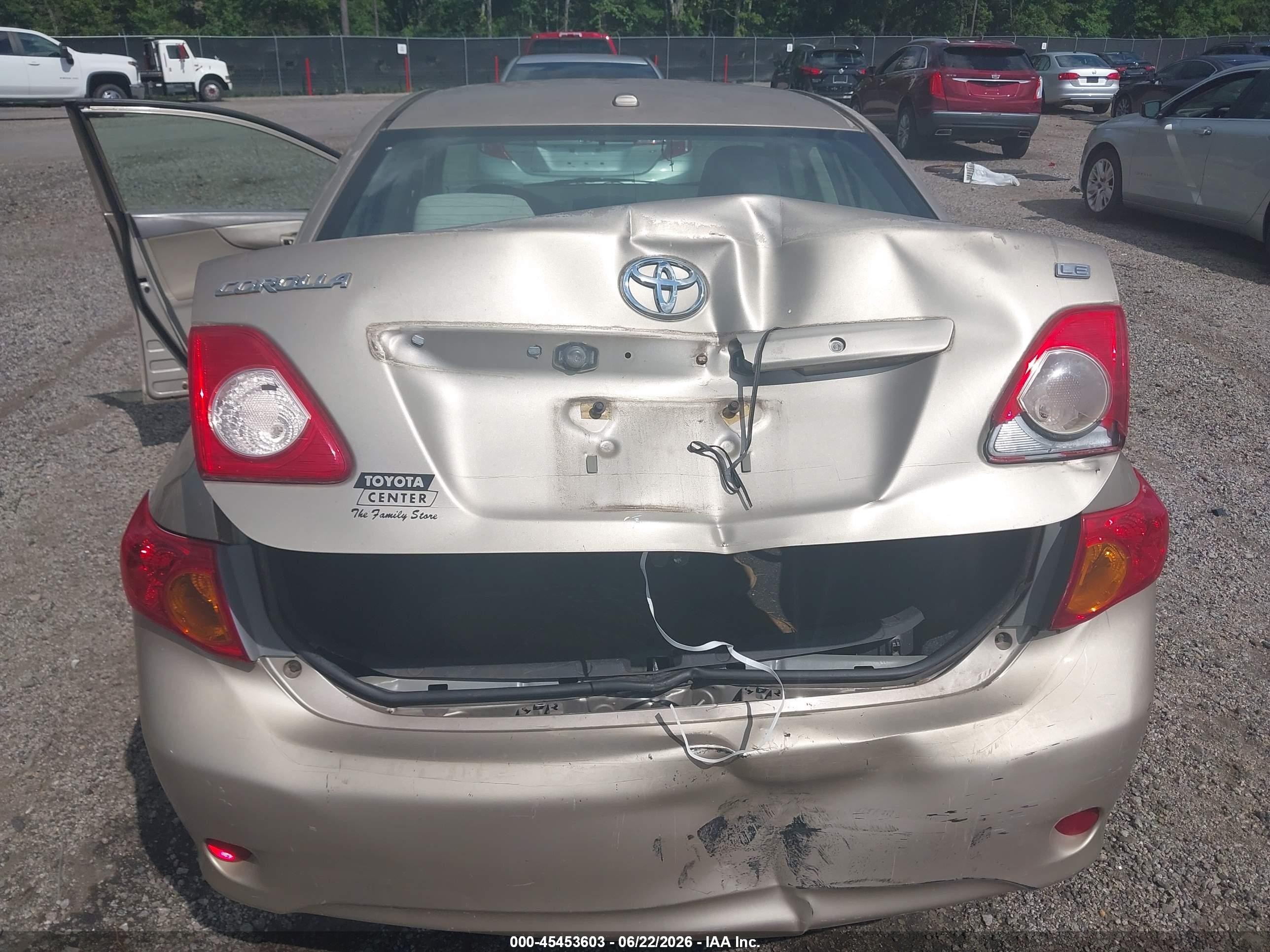 2009 Toyota Corolla Le Tan vin: 2T1BU40E29C149660