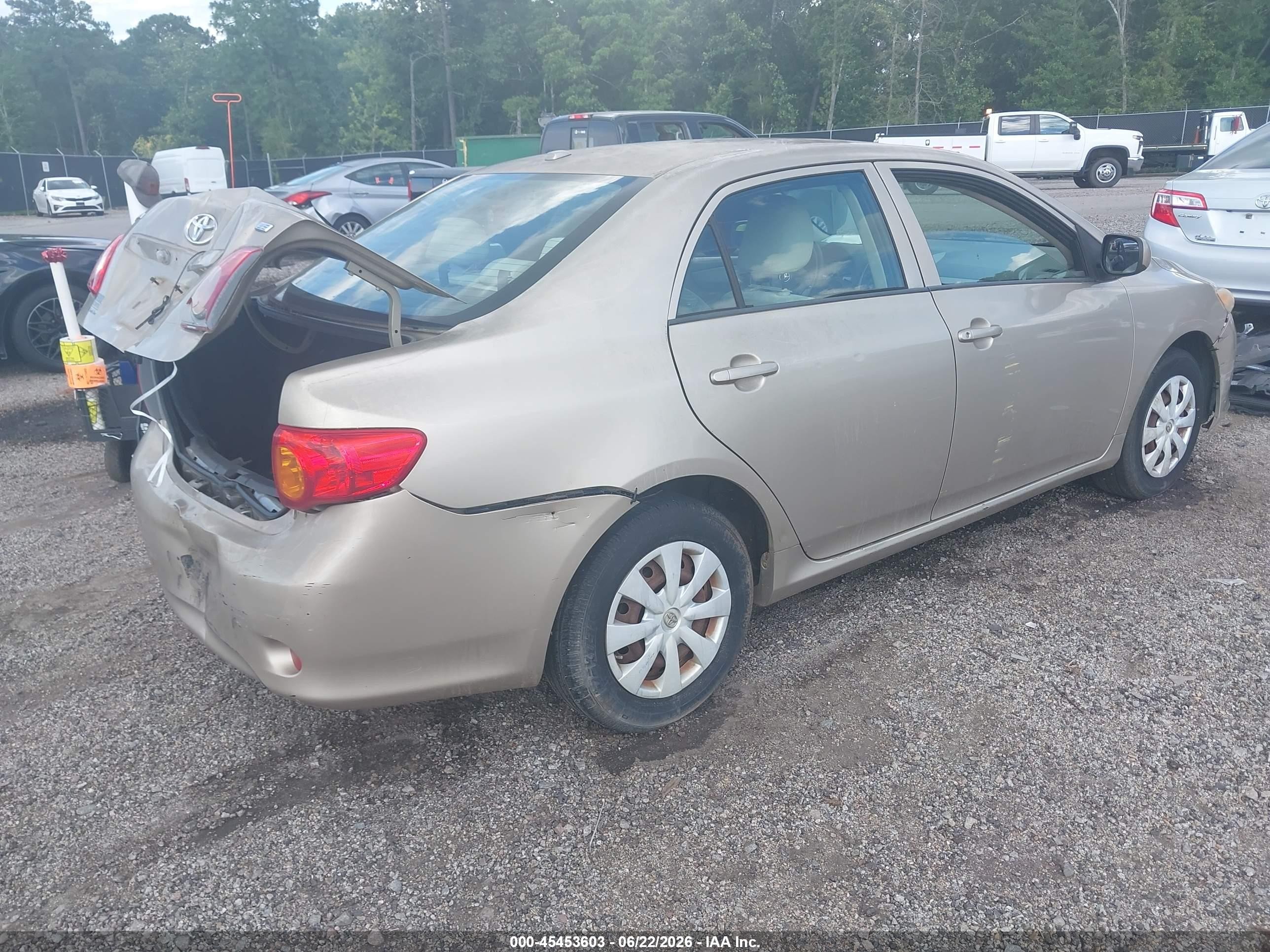 2009 Toyota Corolla Le Tan vin: 2T1BU40E29C149660