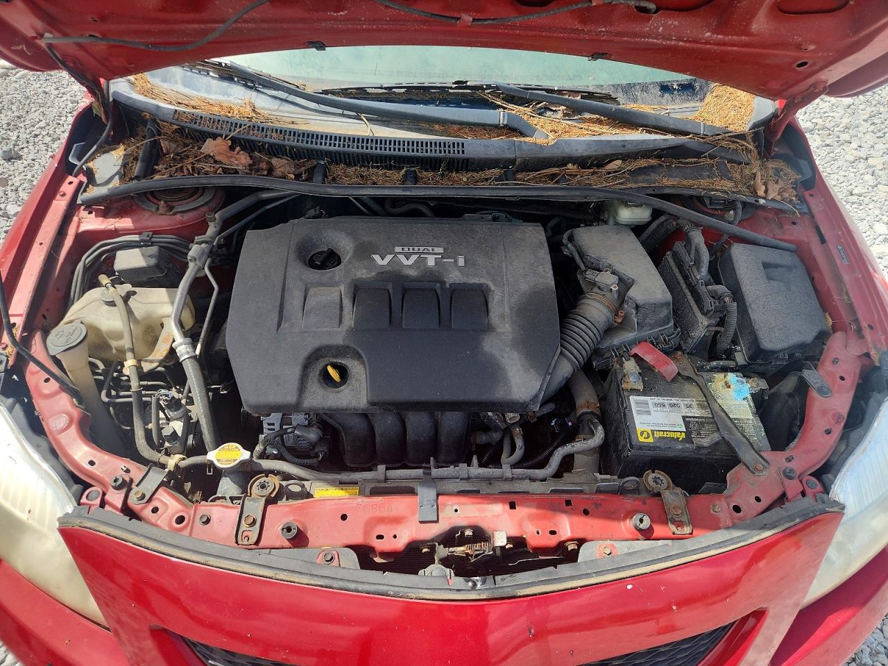 2009 Toyota Corolla Le Red vin: 2T1BU40E29C162814
