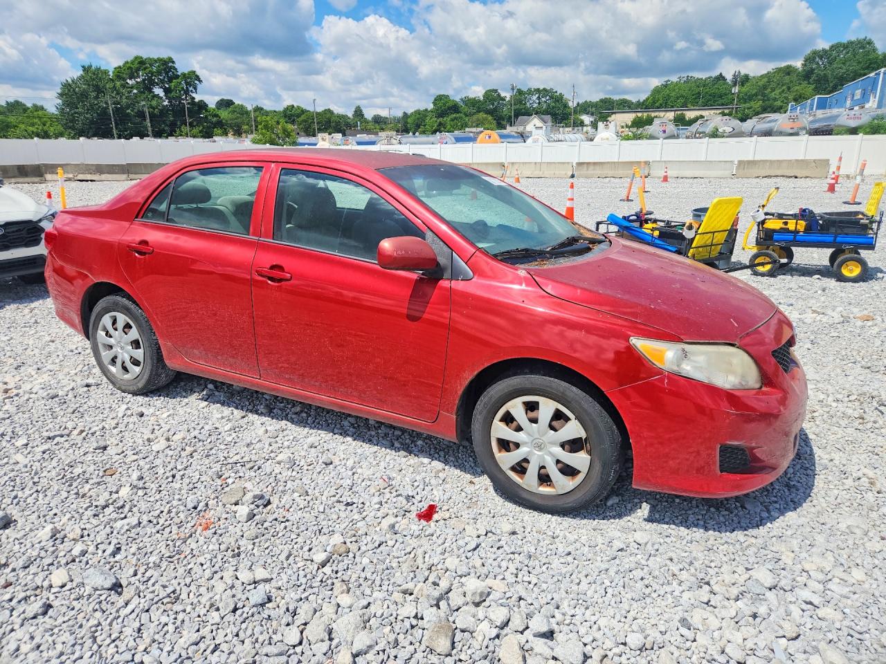 2009 Toyota Corolla Le Red vin: 2T1BU40E29C162814
