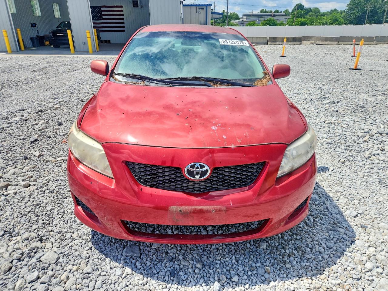 2009 Toyota Corolla Le Red vin: 2T1BU40E29C162814