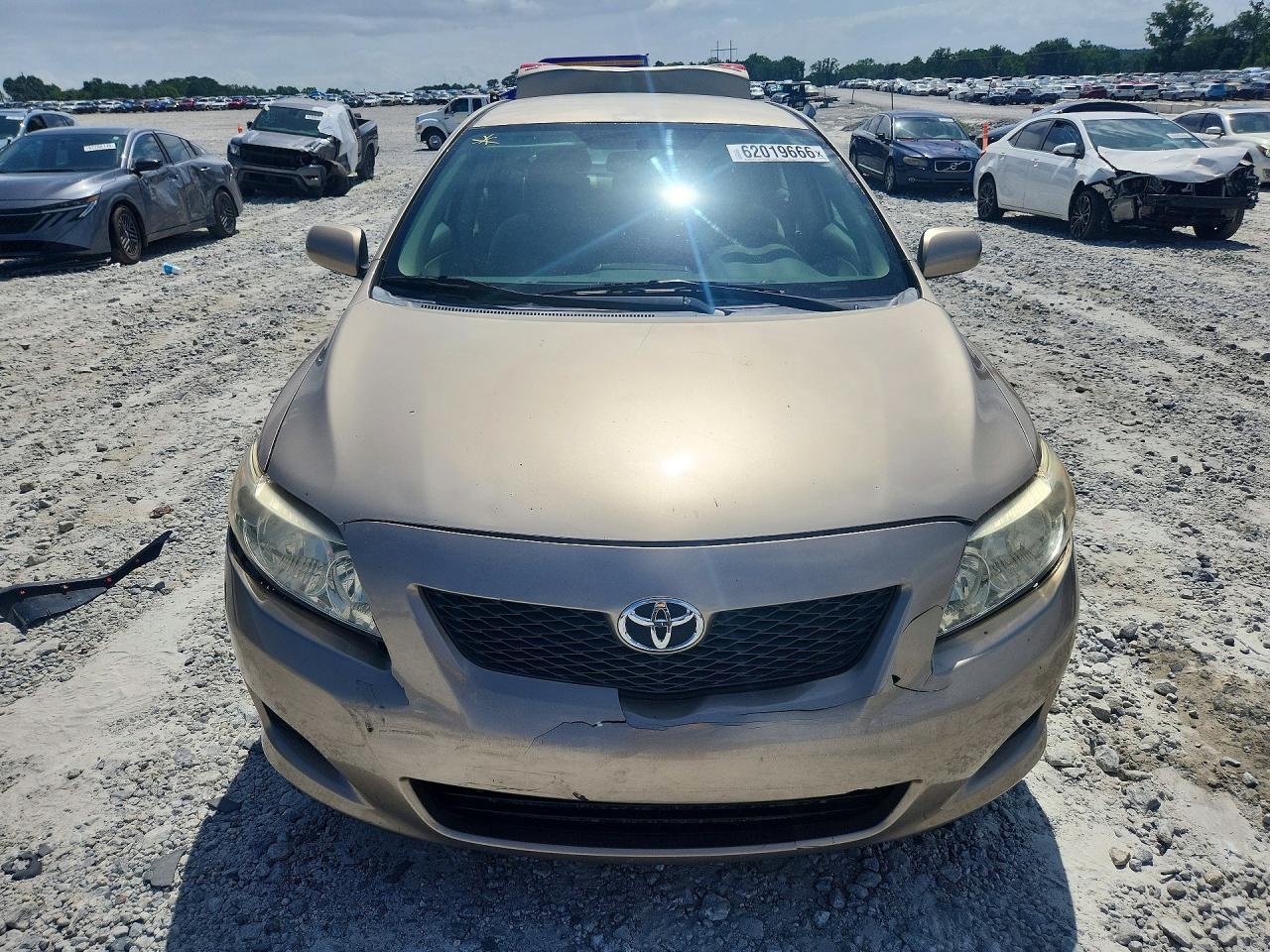 2009 Toyota Corolla Xle Золотой vin: 2T1BU40E29C166149