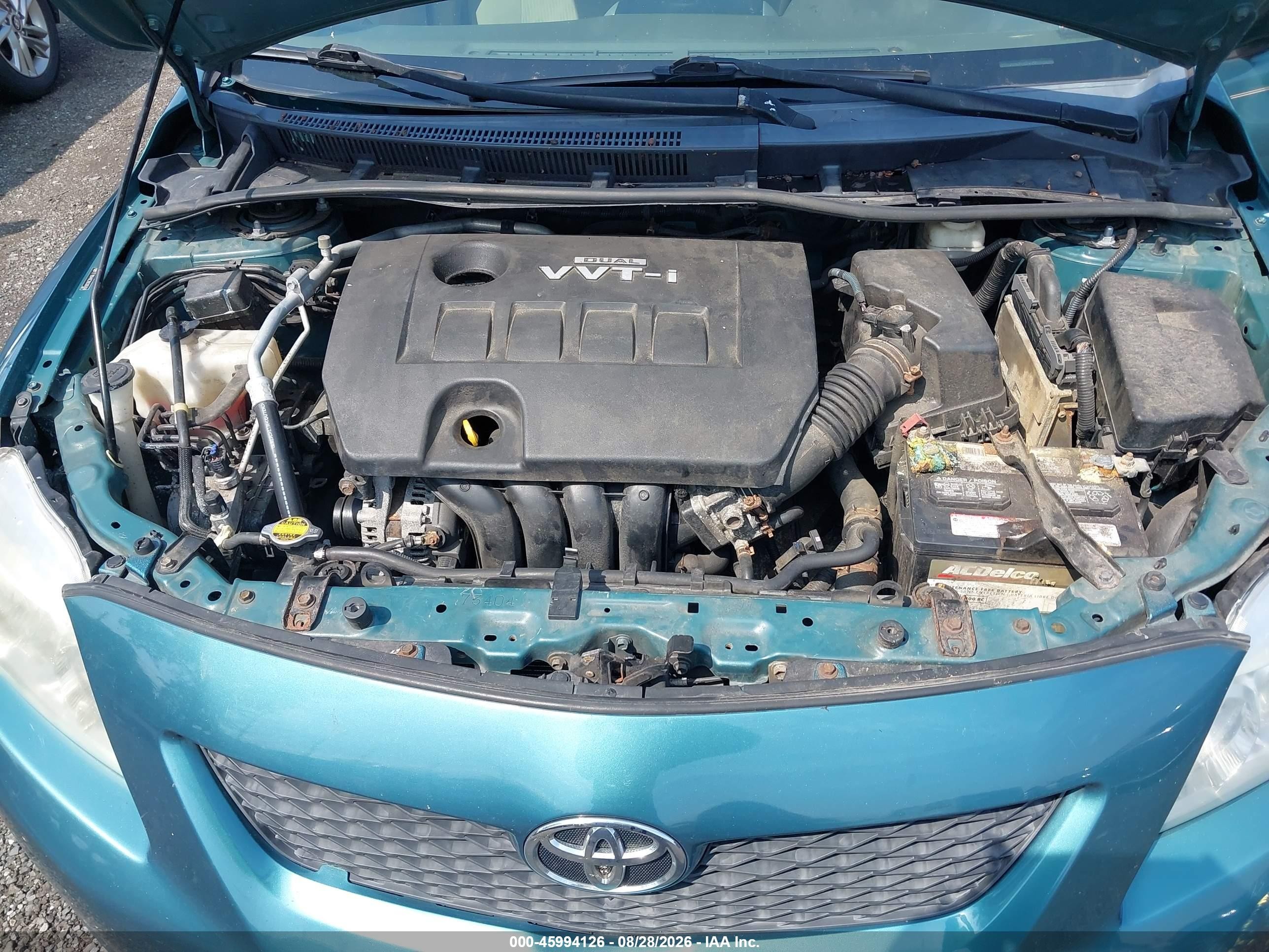 2009 Toyota Corolla Xle Green vin: 2T1BU40E39C005924