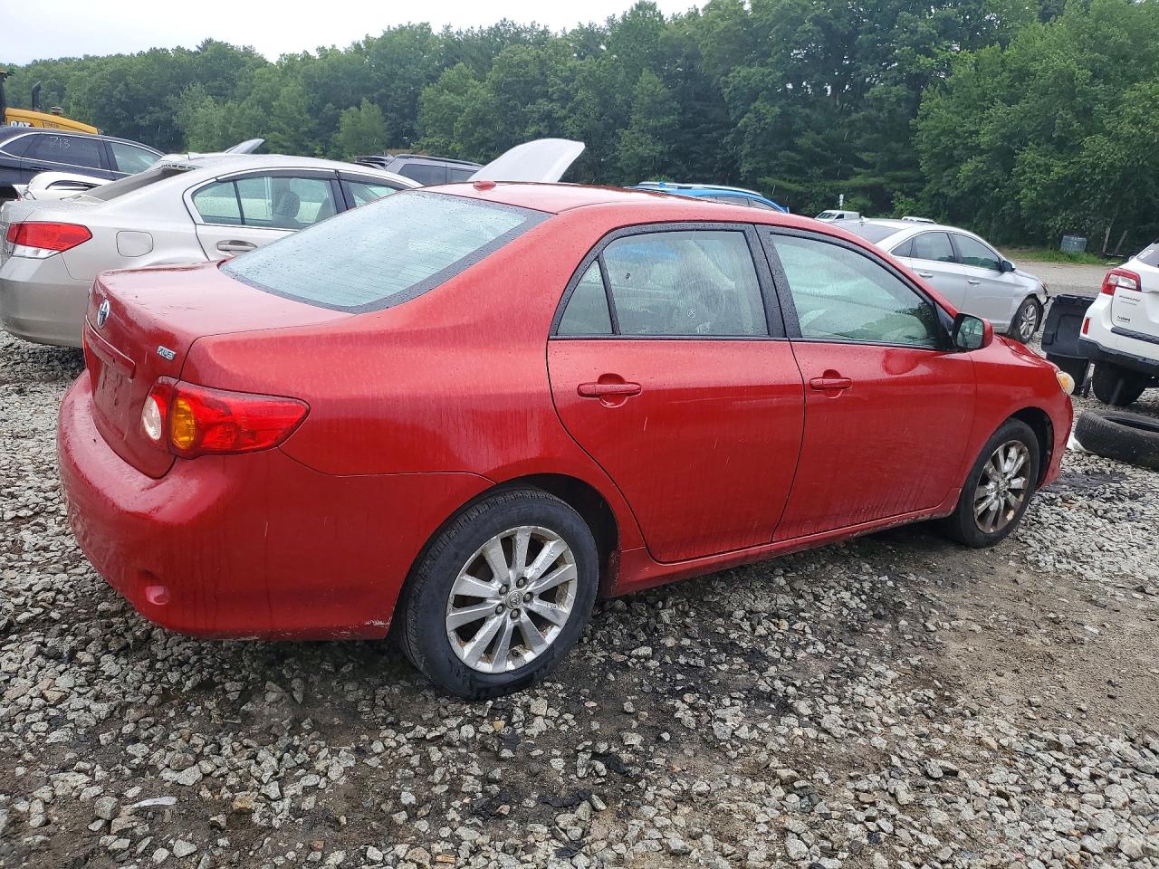 2009 Toyota Corolla Xle Red vin: 2T1BU40E39C007916