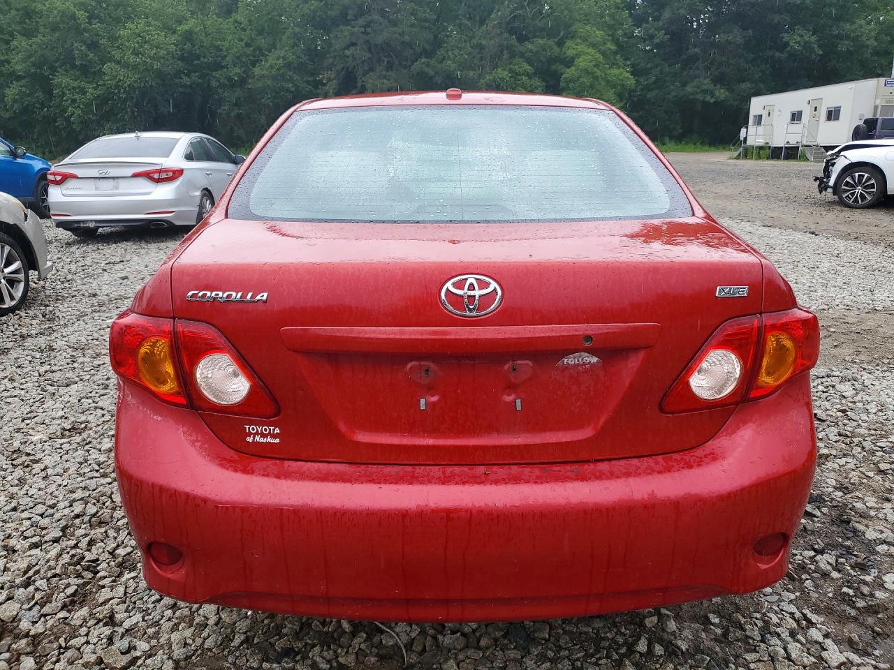 2009 Toyota Corolla Xle Red vin: 2T1BU40E39C007916