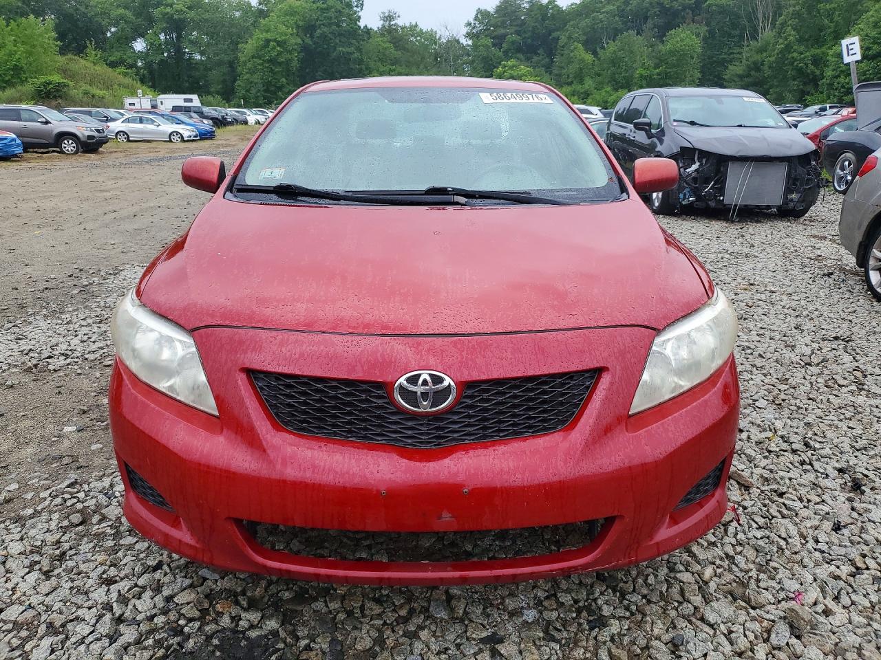2009 Toyota Corolla Xle Red vin: 2T1BU40E39C007916