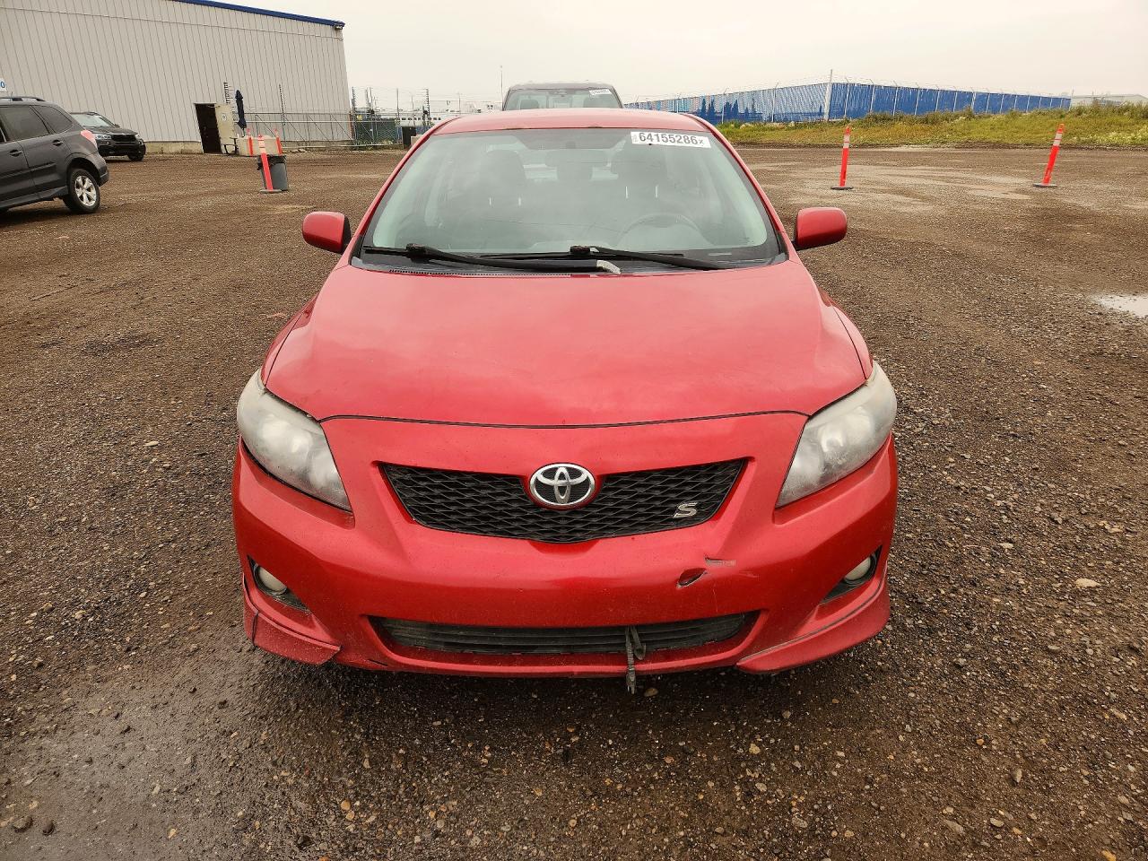 2009 Toyota Corolla Base Red vin: 2T1BU40E39C047526