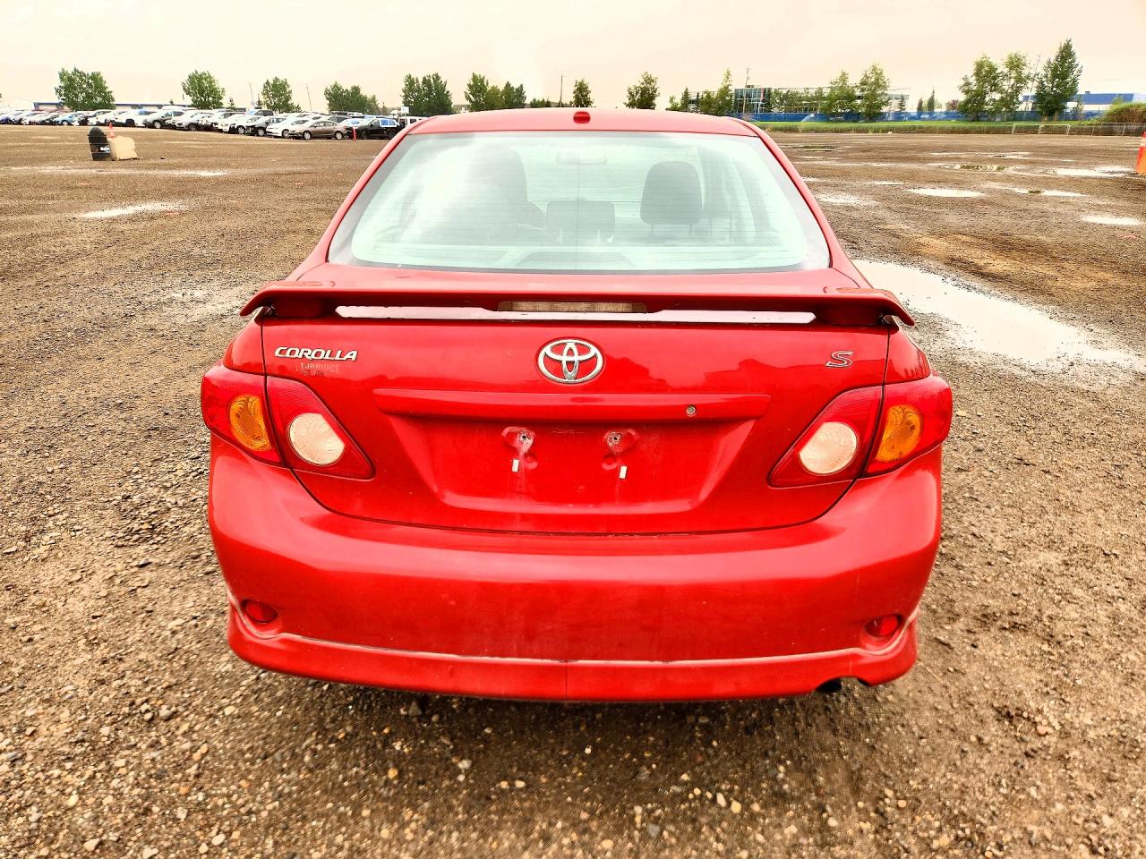 2009 Toyota Corolla Base Red vin: 2T1BU40E39C047526
