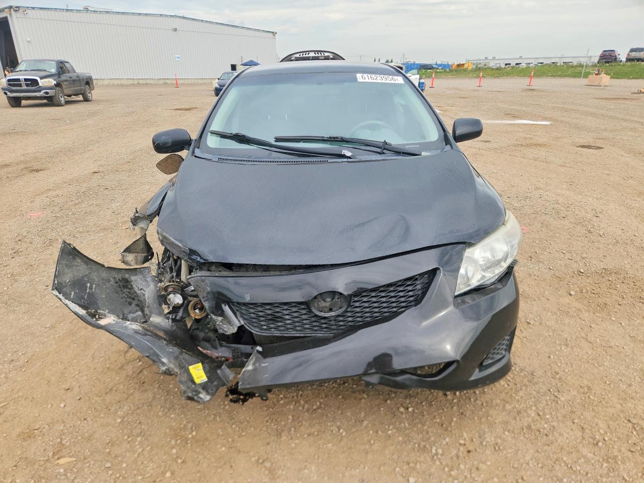 2009 Toyota Corolla Base Black vin: 2T1BU40E39C049616