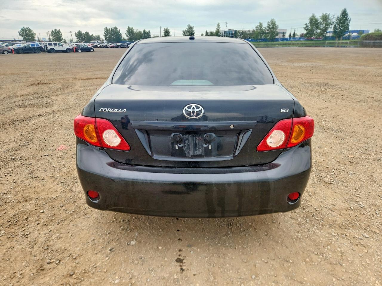 2009 Toyota Corolla Base Black vin: 2T1BU40E39C049616