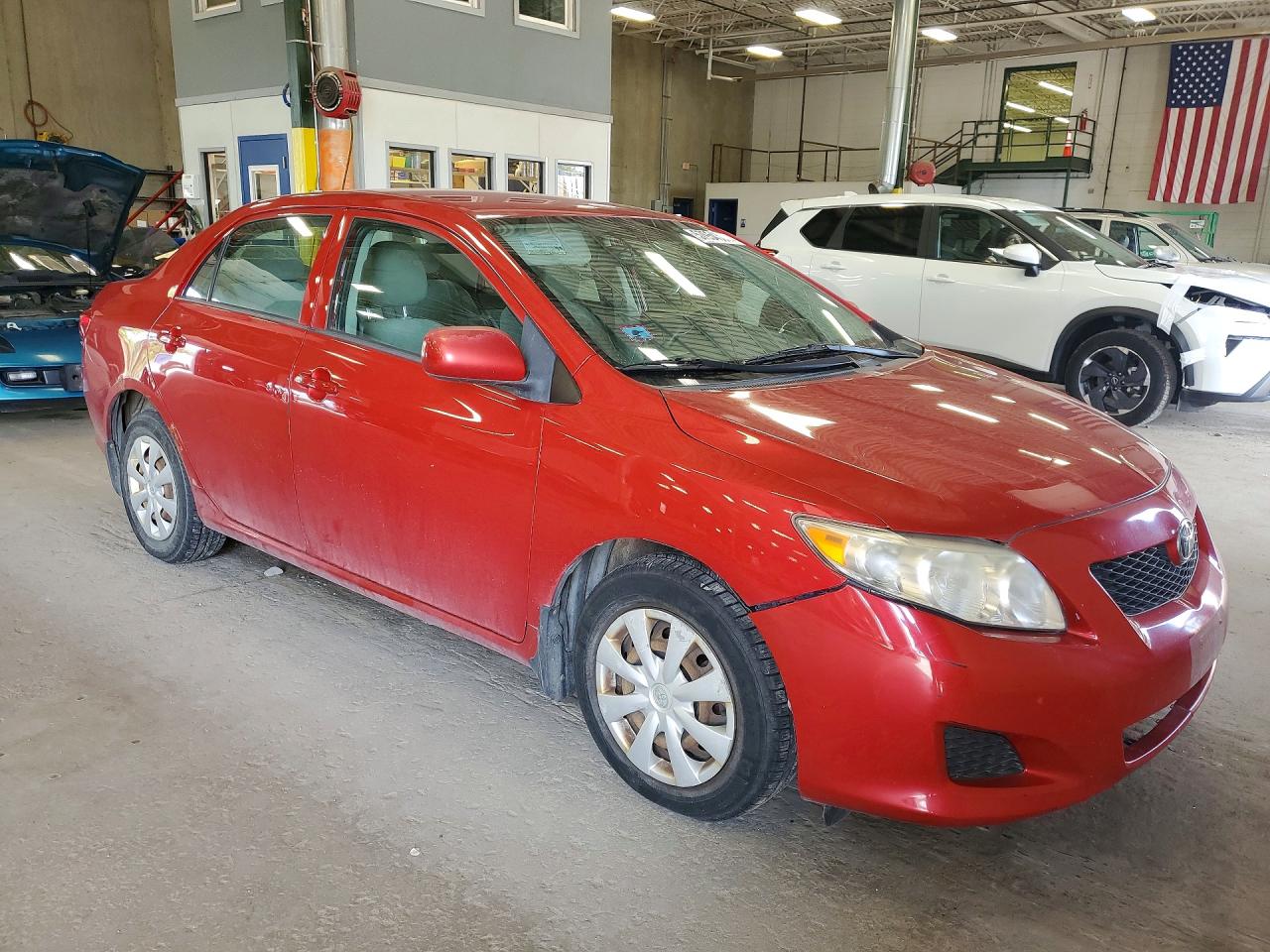 2009 Toyota Corolla Le Red vin: 2T1BU40E39C111208