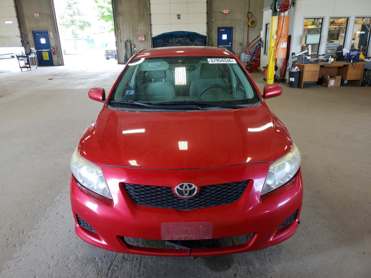 2009 Toyota Corolla Le Red vin: 2T1BU40E39C111208