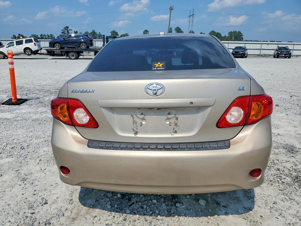 2009 Toyota Corolla Le Gold vin: 2T1BU40E39C126727
