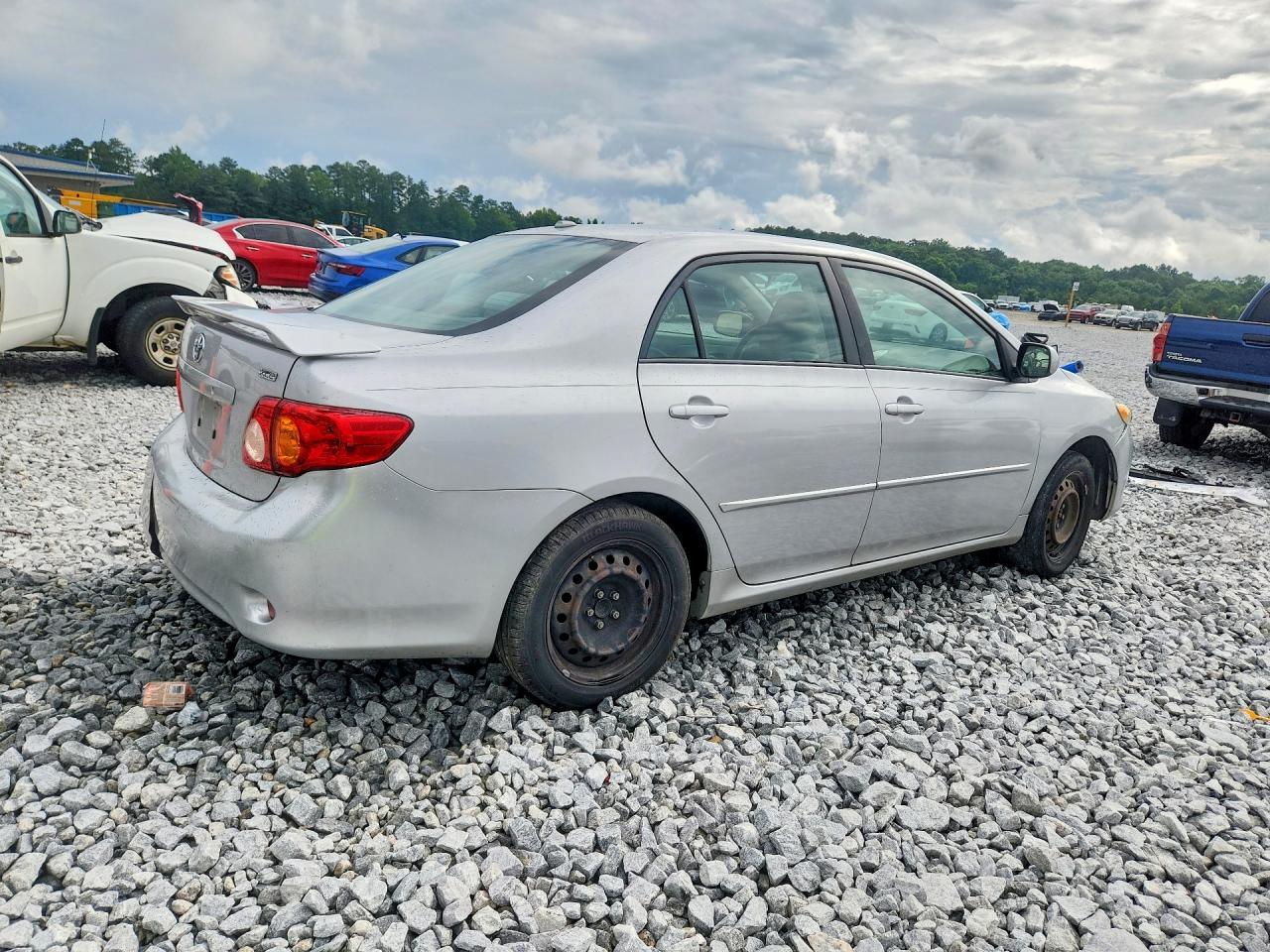 2009 Toyota Corolla Xle Silver vin: 2T1BU40E39C130003