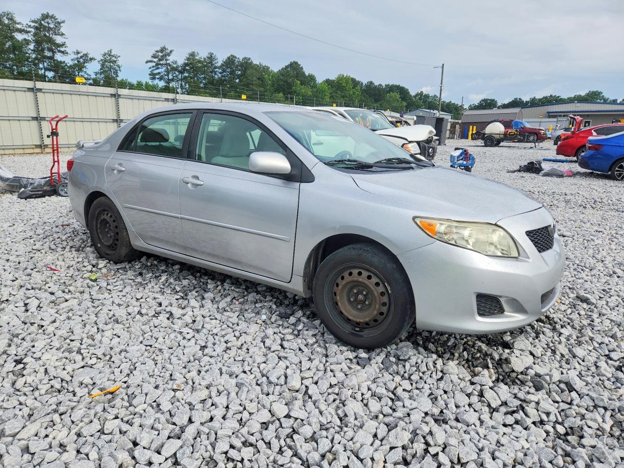 2009 Toyota Corolla Xle Silver vin: 2T1BU40E39C130003