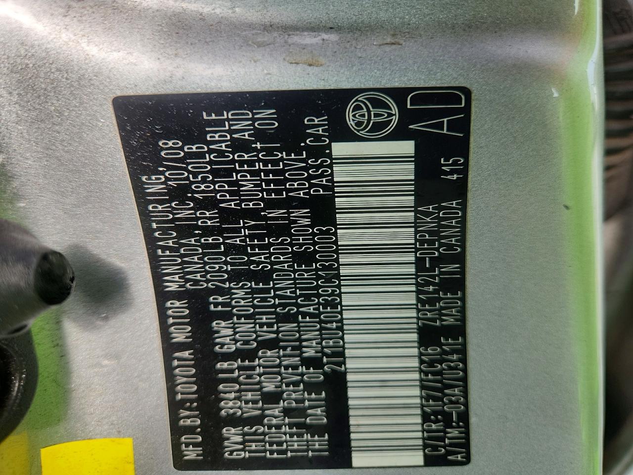 2009 Toyota Corolla Xle Silver vin: 2T1BU40E39C130003