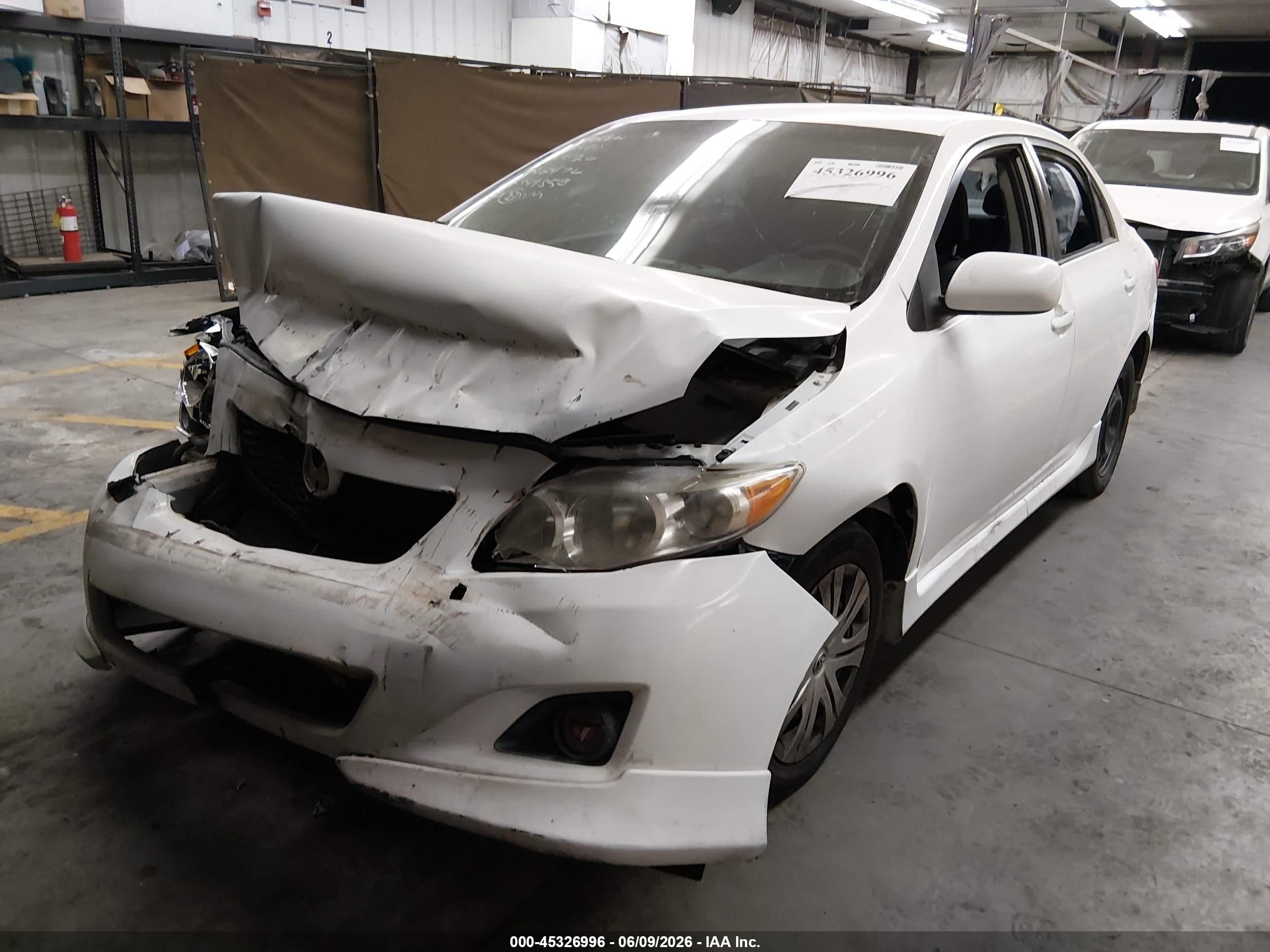 2009 Toyota Corolla S White vin: 2T1BU40E39C149358