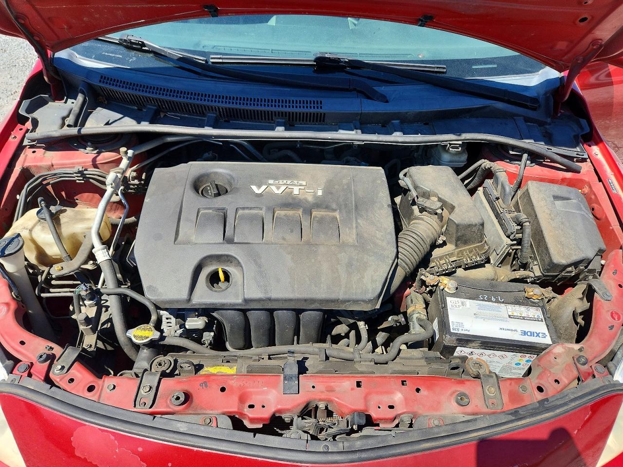 2009 Toyota Corolla S Red vin: 2T1BU40E39C155905