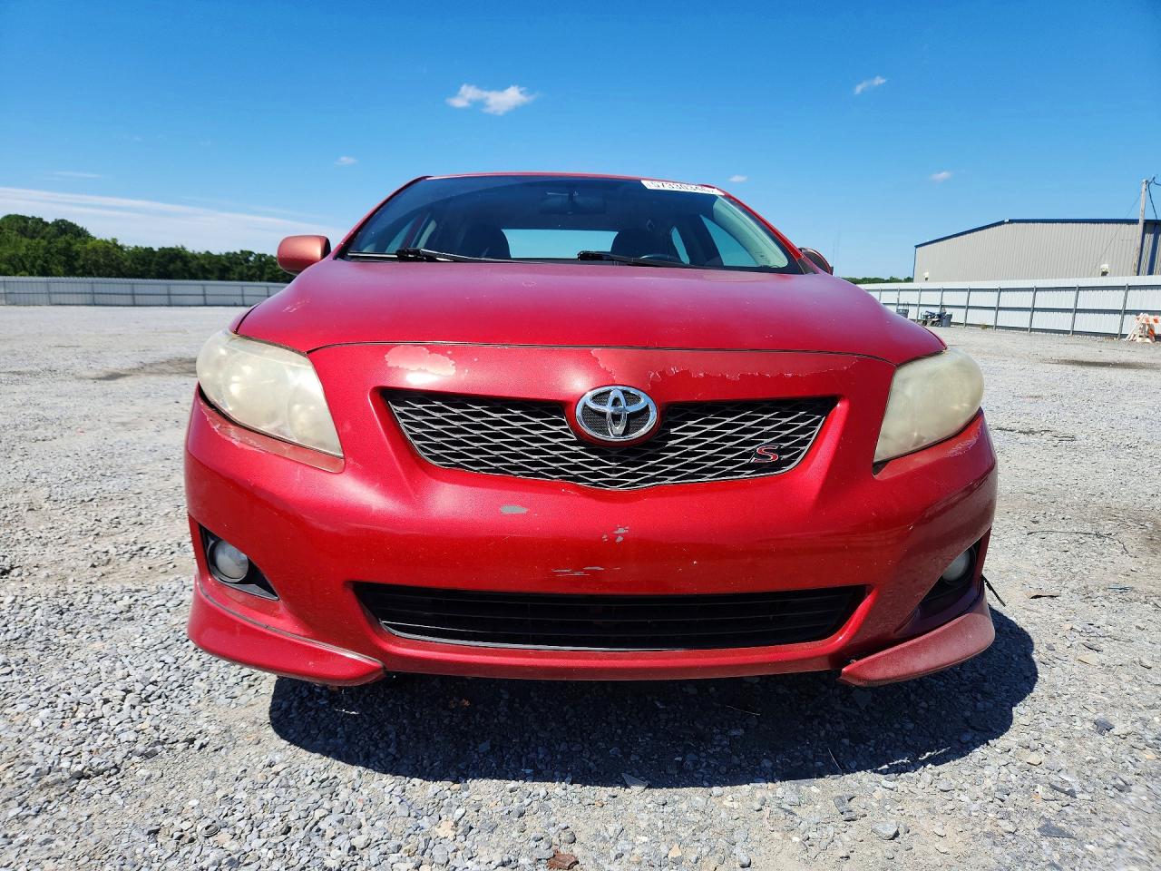 2009 Toyota Corolla S Red vin: 2T1BU40E39C155905