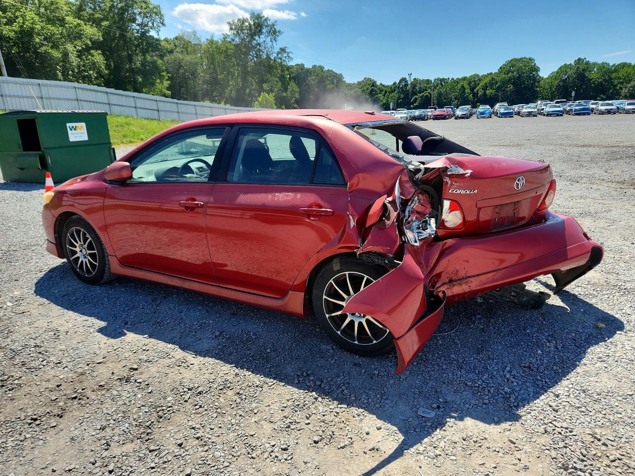 2009 Toyota Corolla S Red vin: 2T1BU40E39C155905