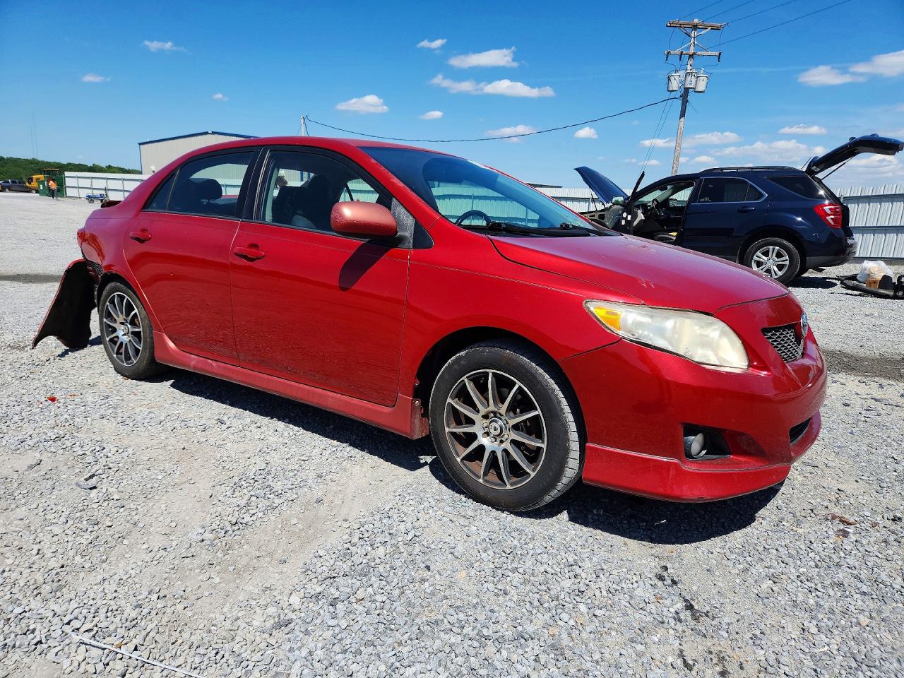 2009 Toyota Corolla S Red vin: 2T1BU40E39C155905