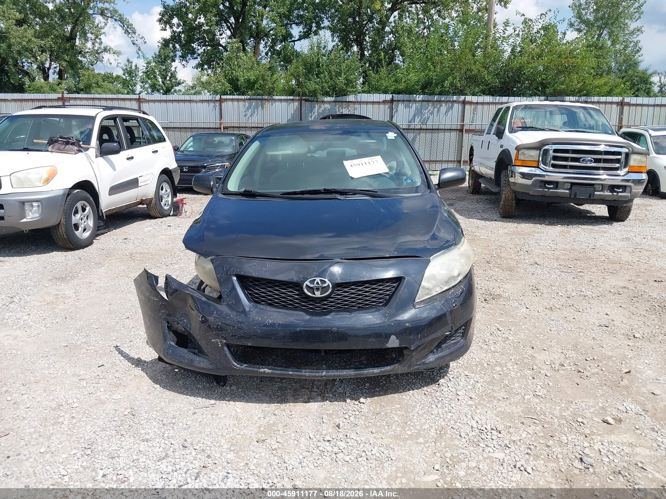 2009 Toyota Corolla Le Black vin: 2T1BU40E39C175409