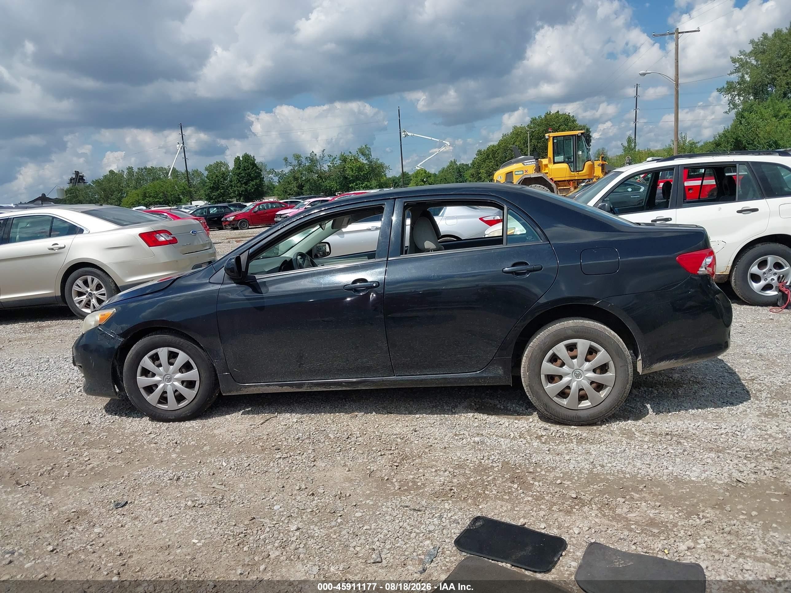 2009 Toyota Corolla Le Black vin: 2T1BU40E39C175409
