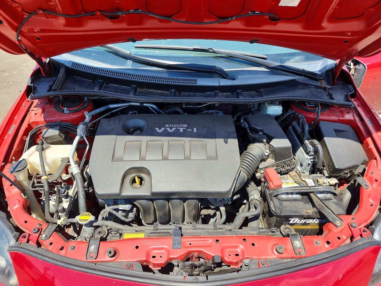 2009 Toyota Corolla S Red vin: 2T1BU40E39C176916