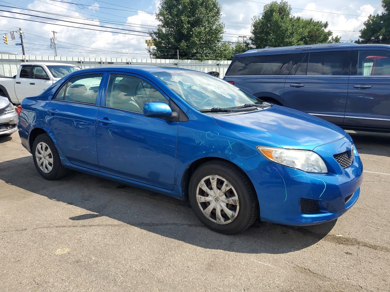 2009 Toyota Corolla Le Blue vin: 2T1BU40E39C185907